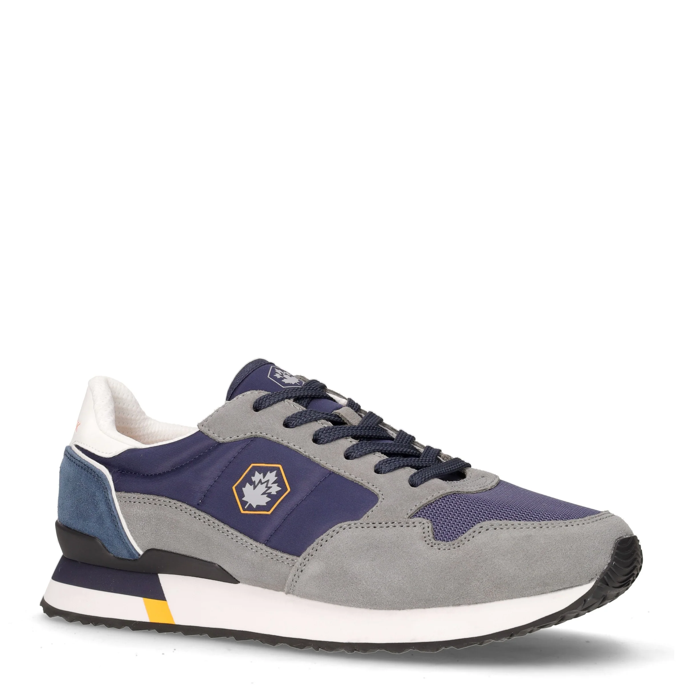 Wilson sneaker in pelle e tessuto grigio navy blu - Image 2