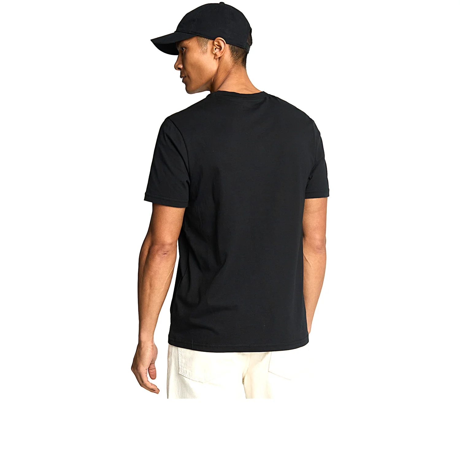 Plain T-Shirt jet black - Image 3