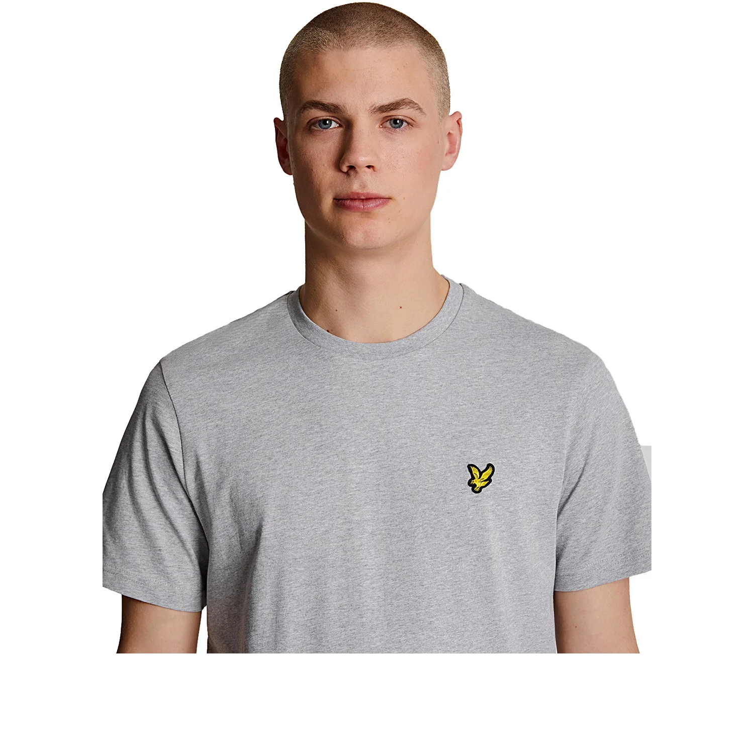 Plain T-Shirt light grey - Image 3