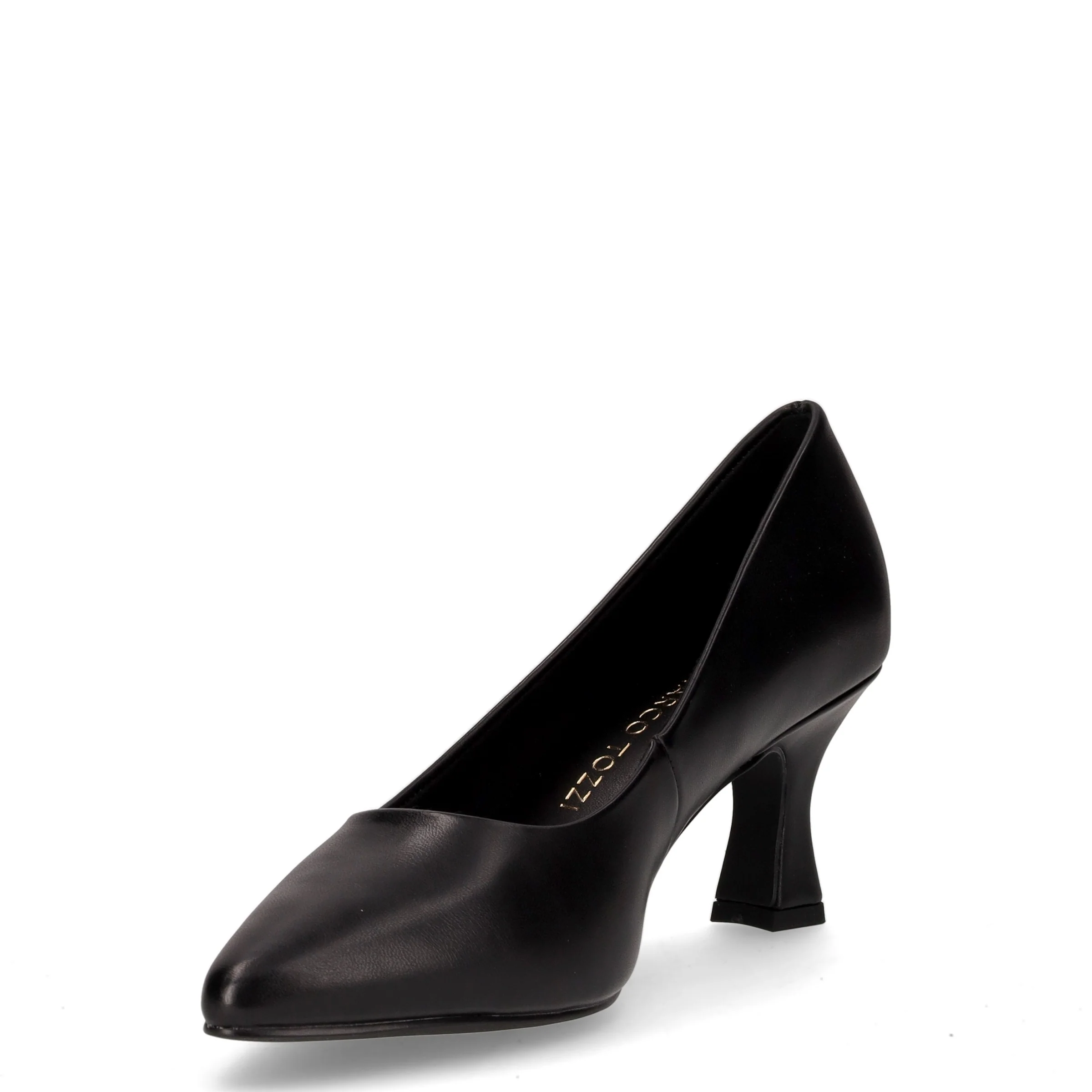 Décolleté a punta in ecopelle nero - Image 3