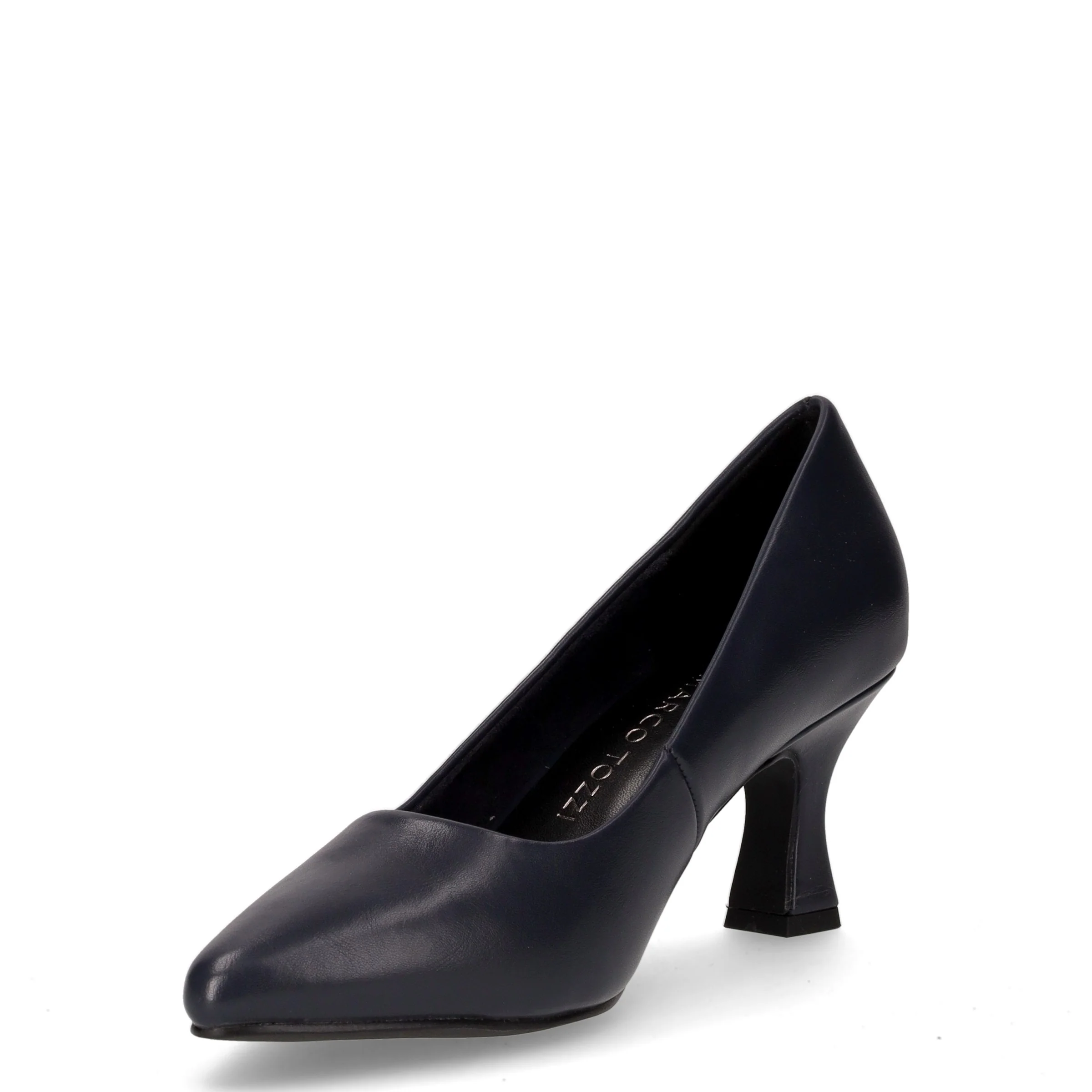 Décolleté in ecopelle navy scuro - Image 3