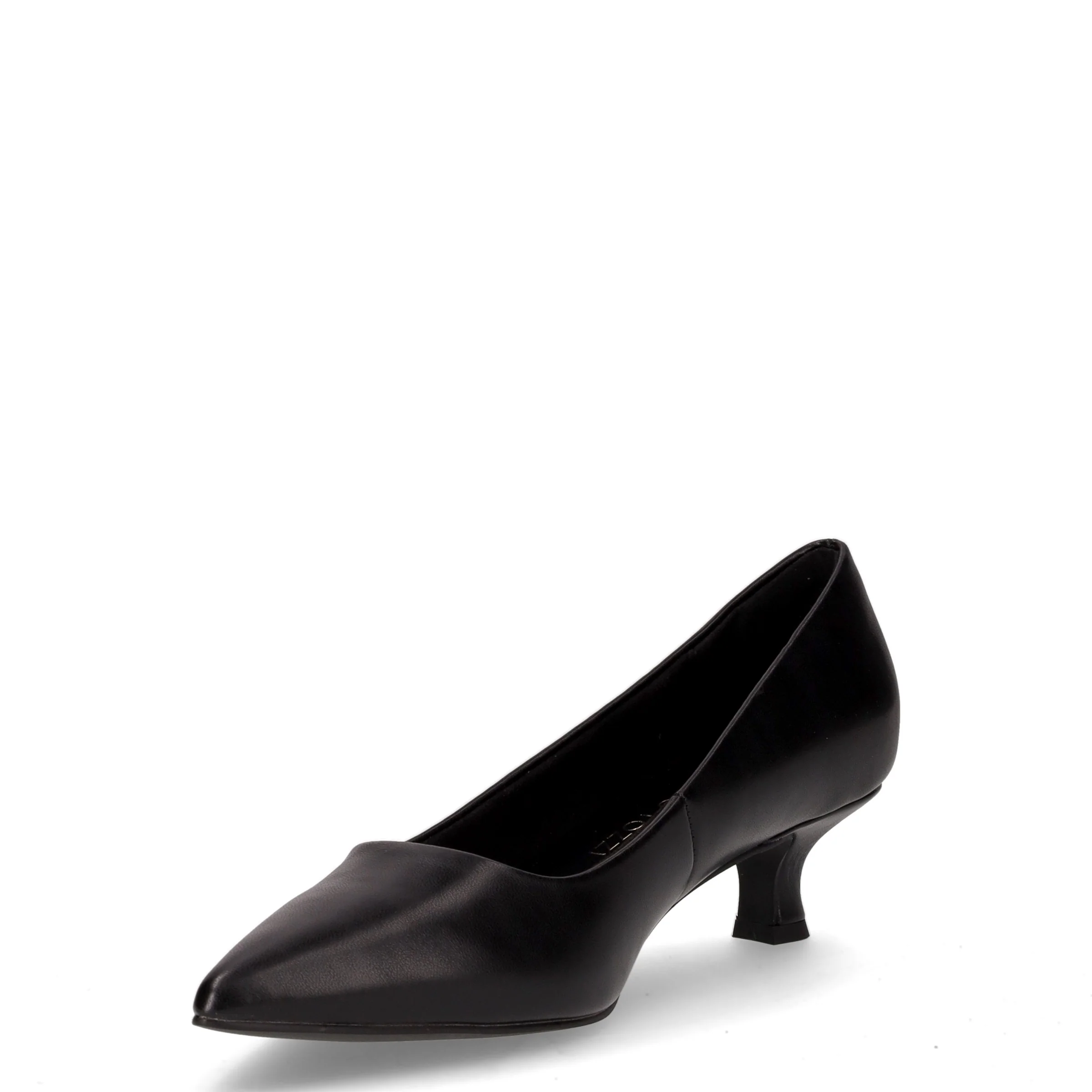Décolleté in ecopelle nero - Image 3