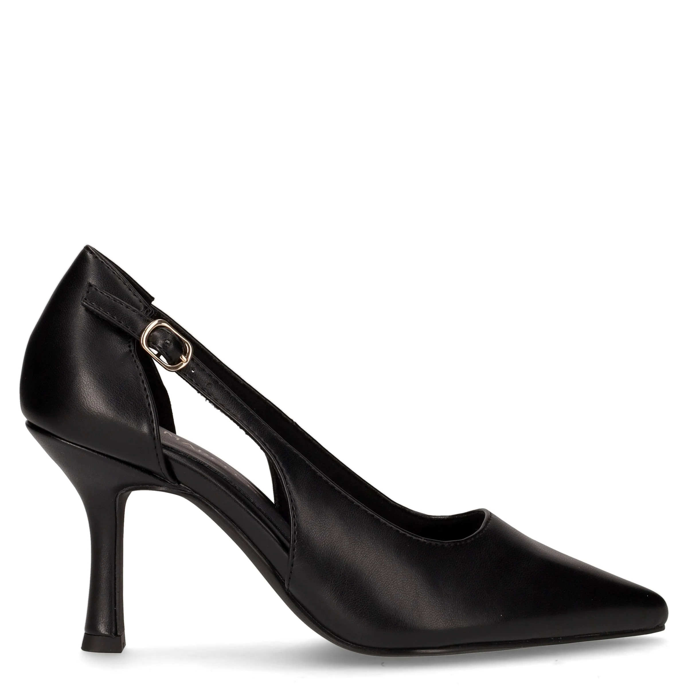 Décolleté in ecopelle nero