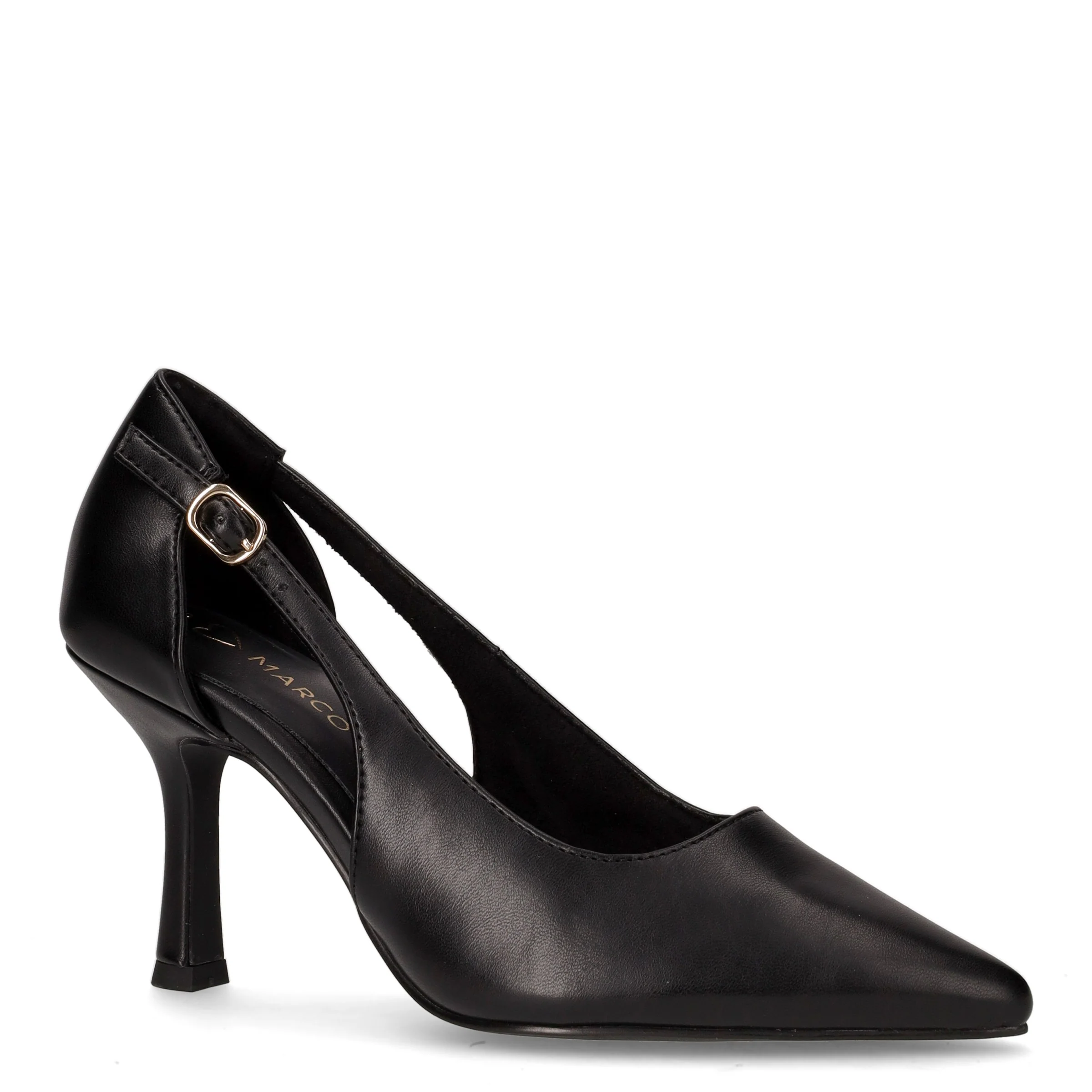 Décolleté in ecopelle nero - Image 2