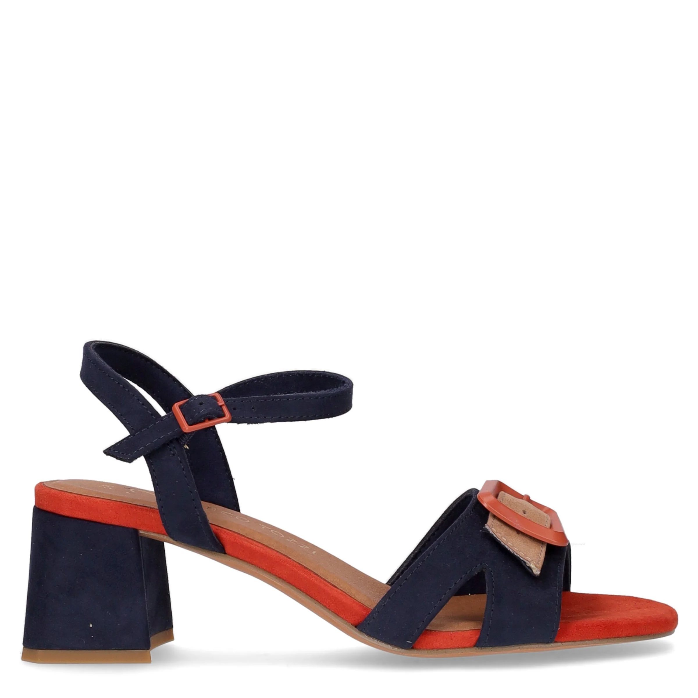 Sandalo ocn tacco navy comb