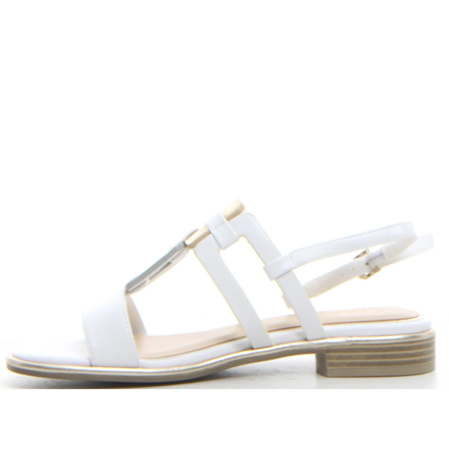 Sandalo slingback white comb - Image 2