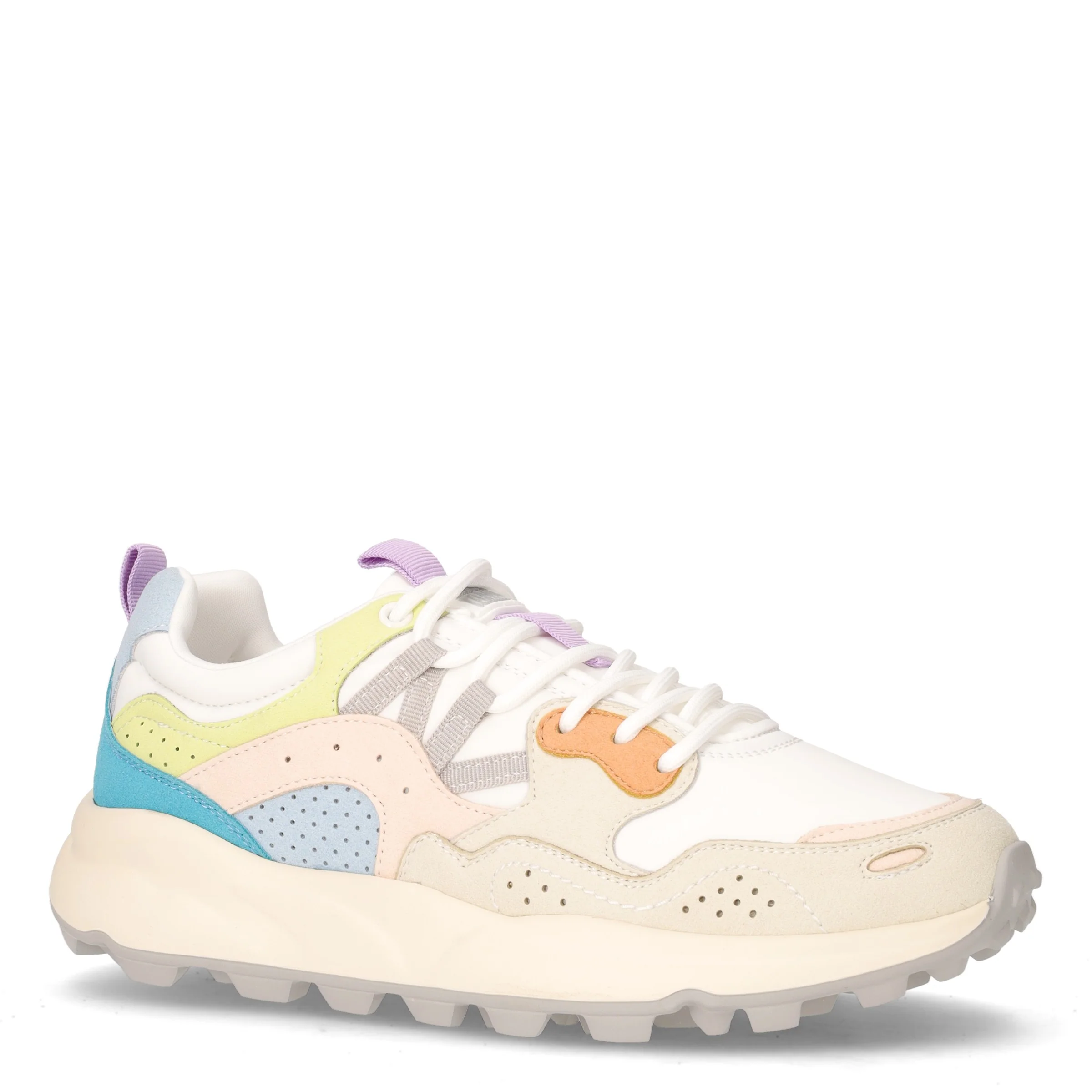 Sneaker in ecopelle beige verde - Image 2