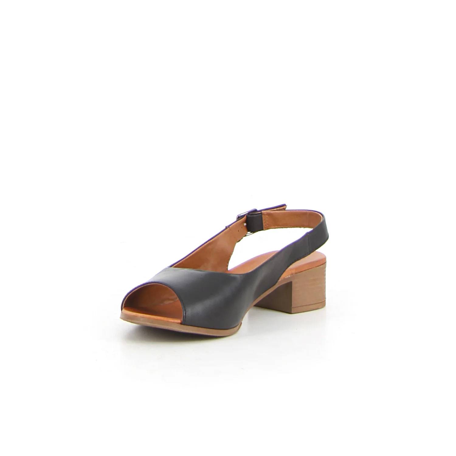 Sandalo con tacco nero - Image 3