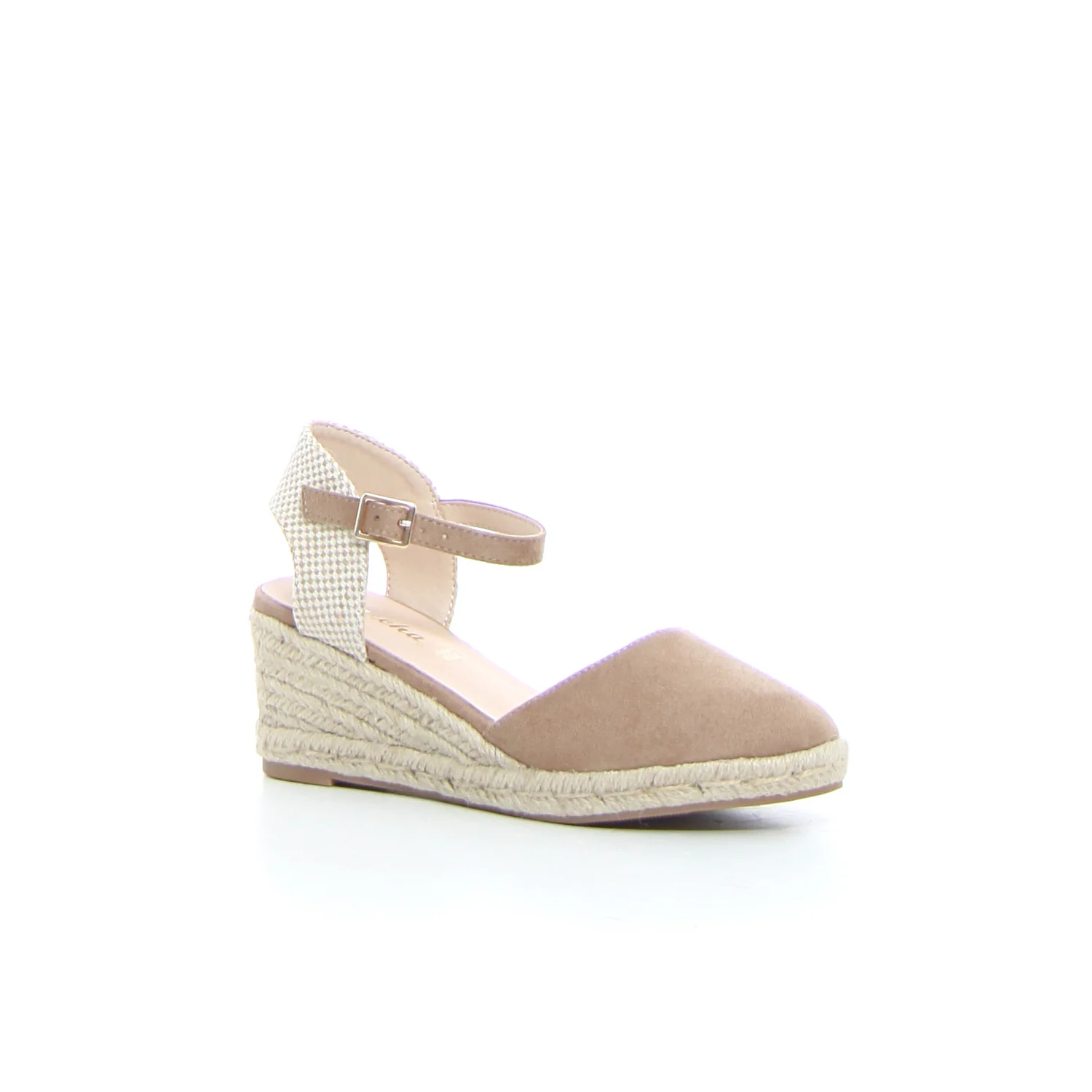 Sandalo con zeppa taupe - Image 2