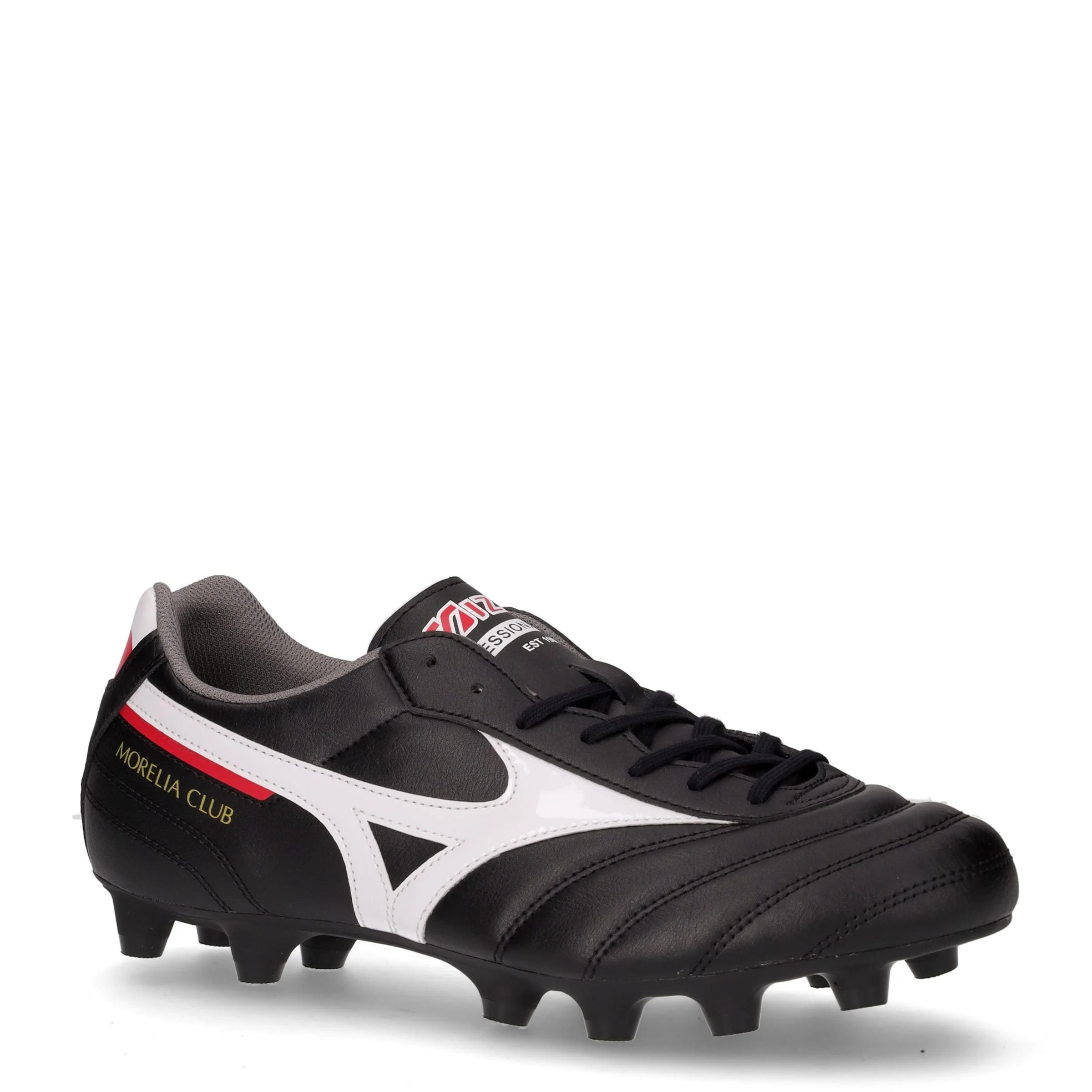 Morelia II Club scarpa da calcio in pelle ed ecopelle nero - Image 2