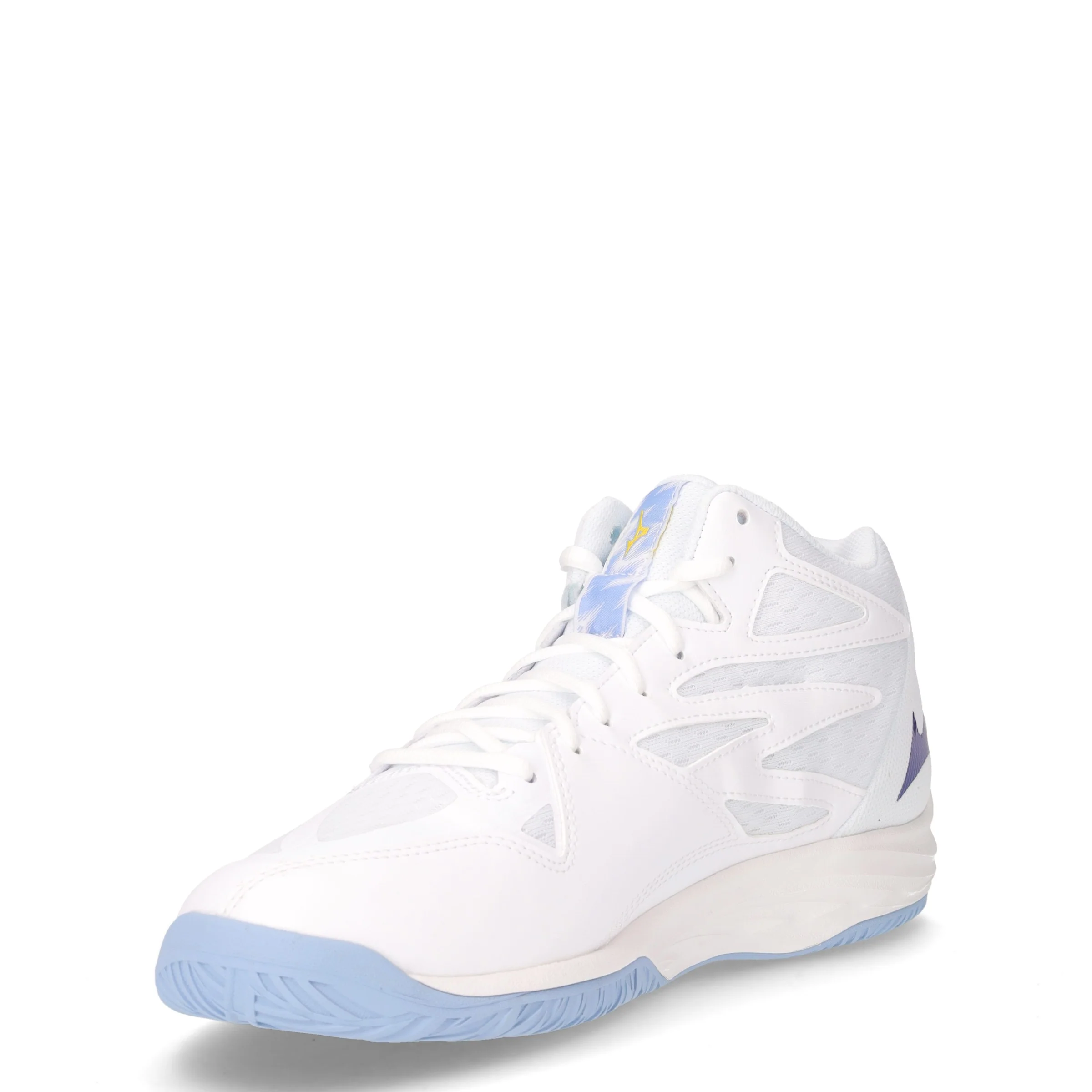 Tunder blade mid scarpa da pallavolo in ecopelle bianco blu - Image 3