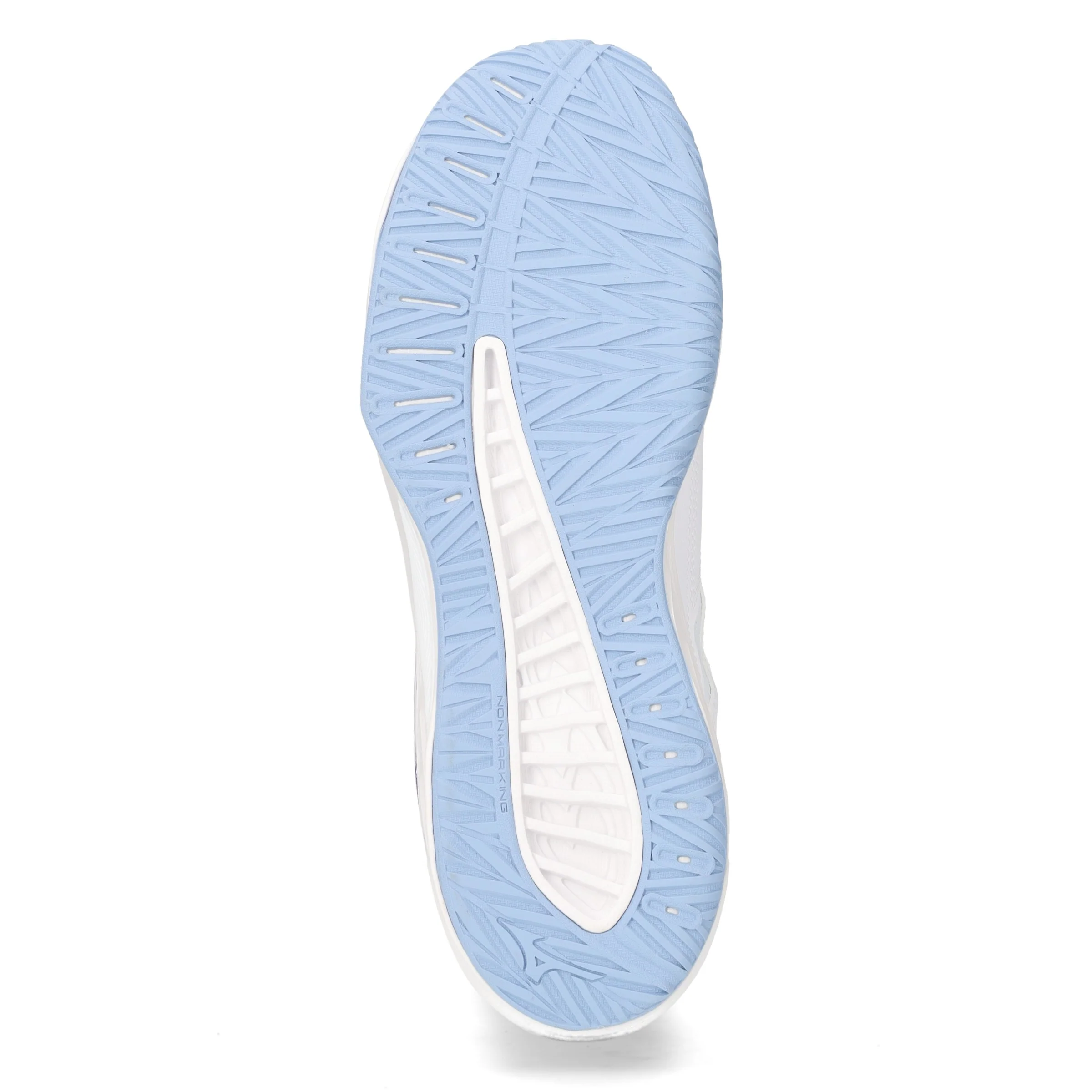 Tunder blade mid scarpa da pallavolo in ecopelle bianco blu - Image 4