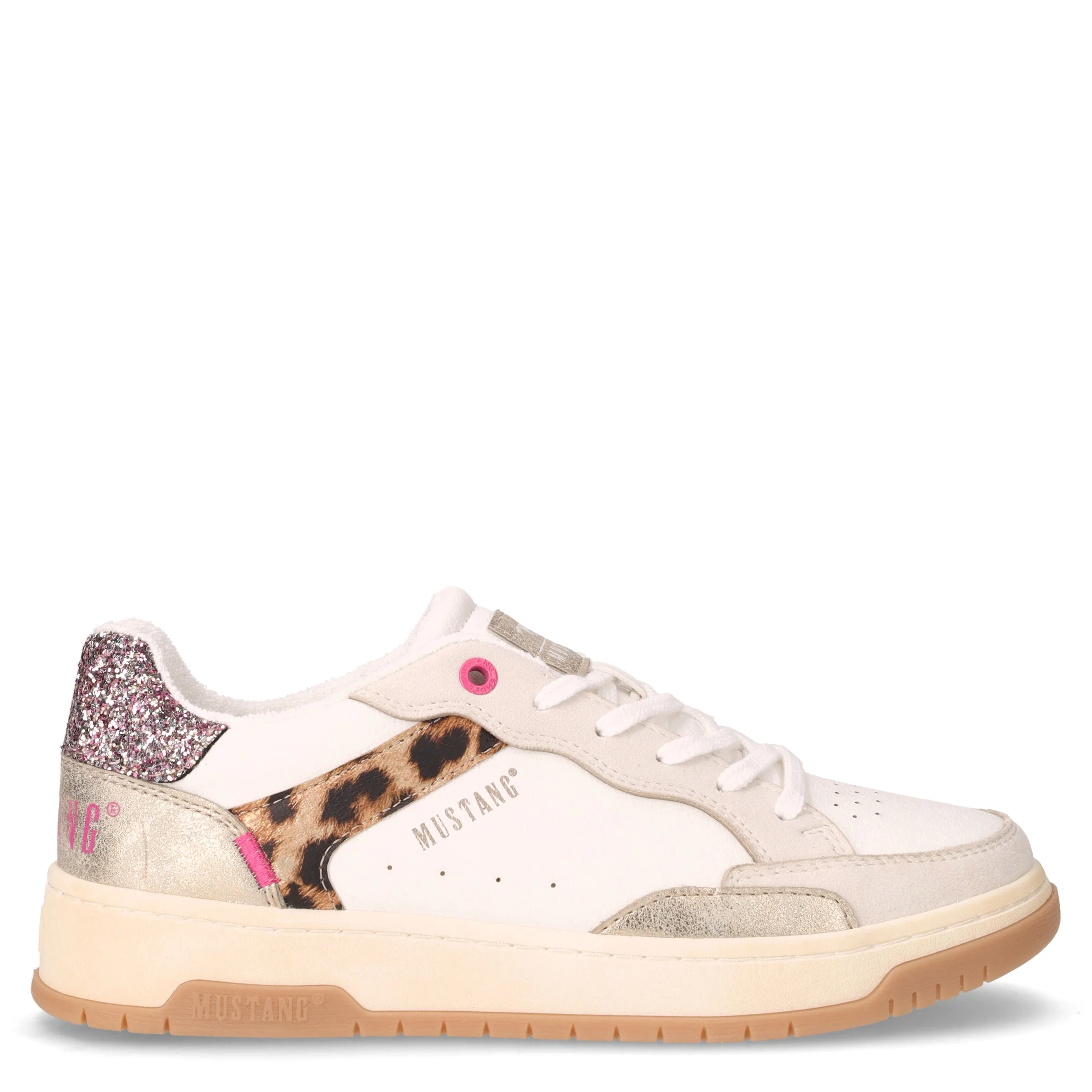 Sneaker in ecopelle crema