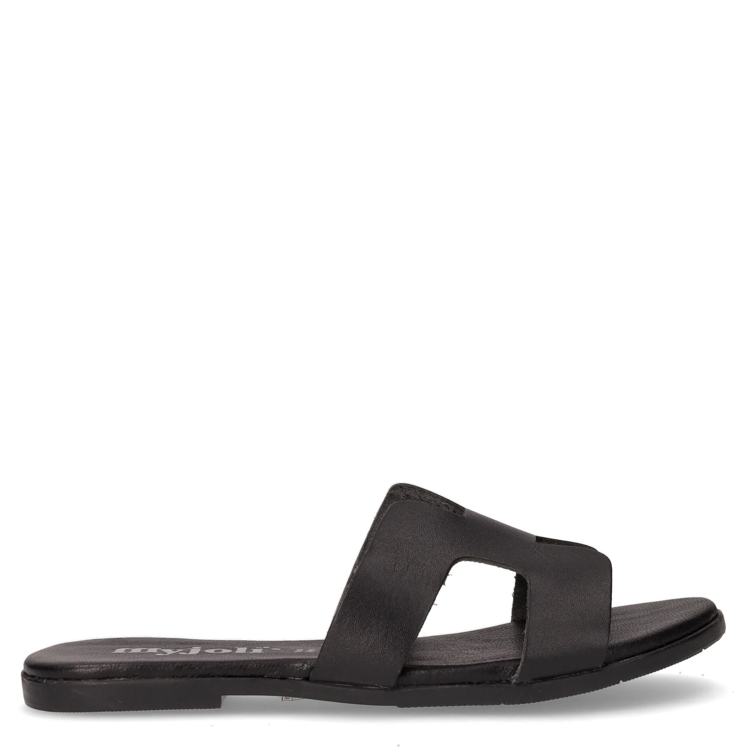 Ciabatta in pelle nero