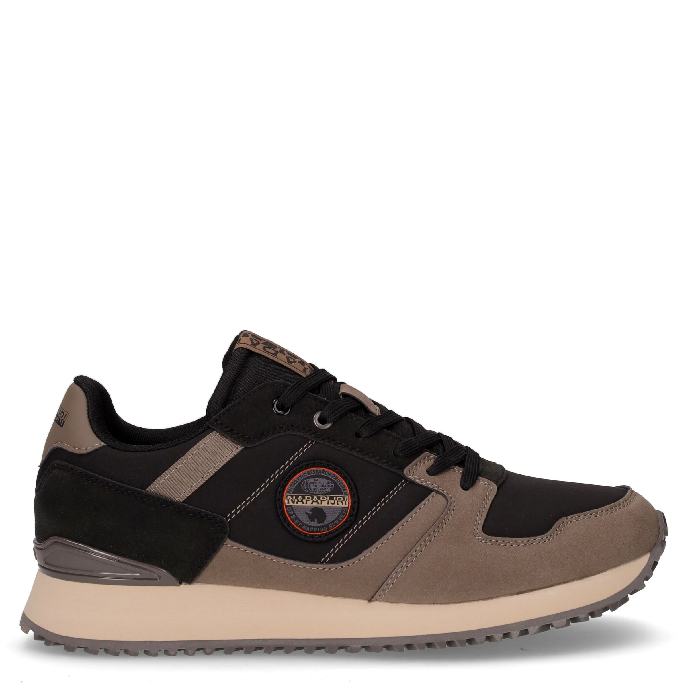 Cosmos sneaker in ecopelle nero marrone