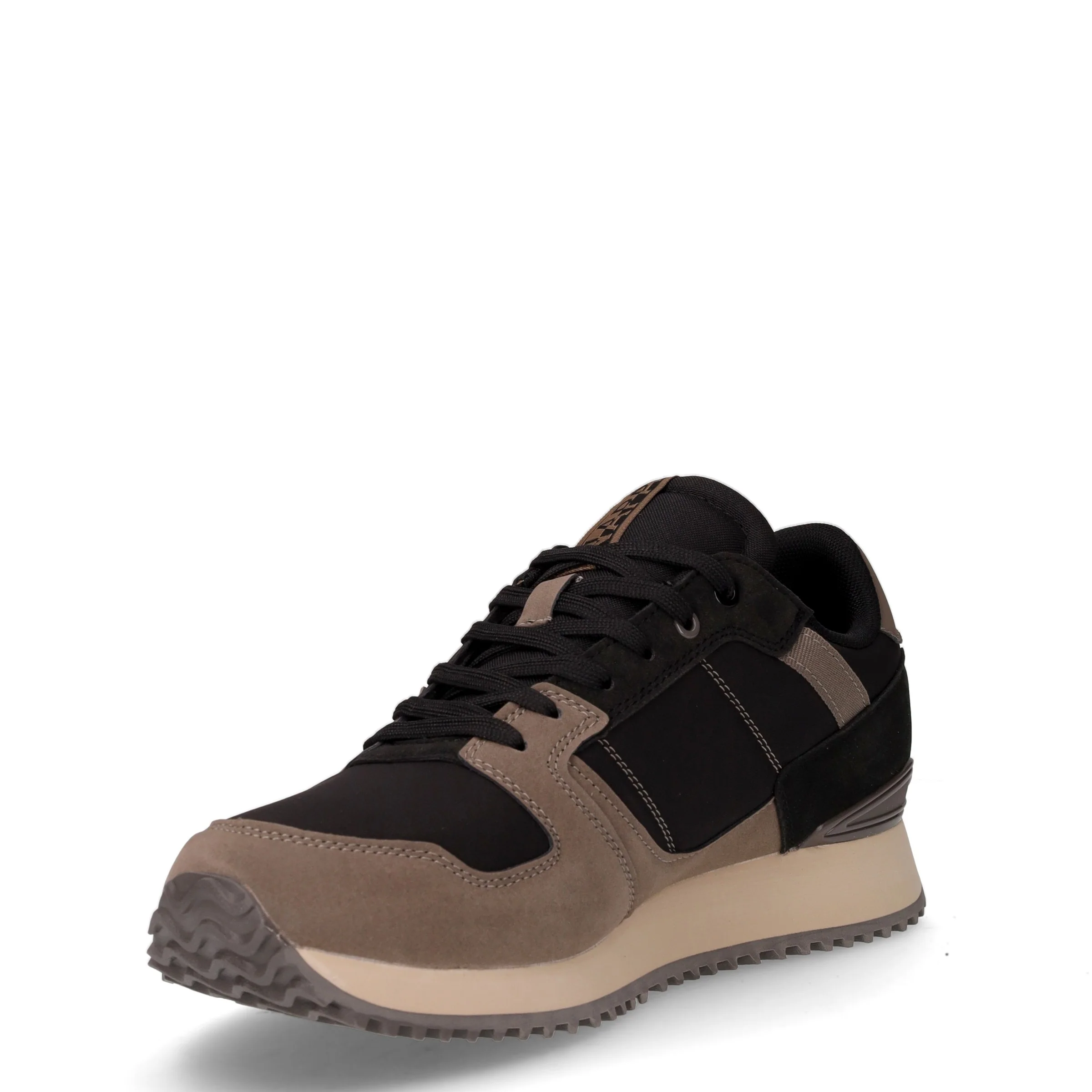 Cosmos sneaker in ecopelle nero marrone - Image 3