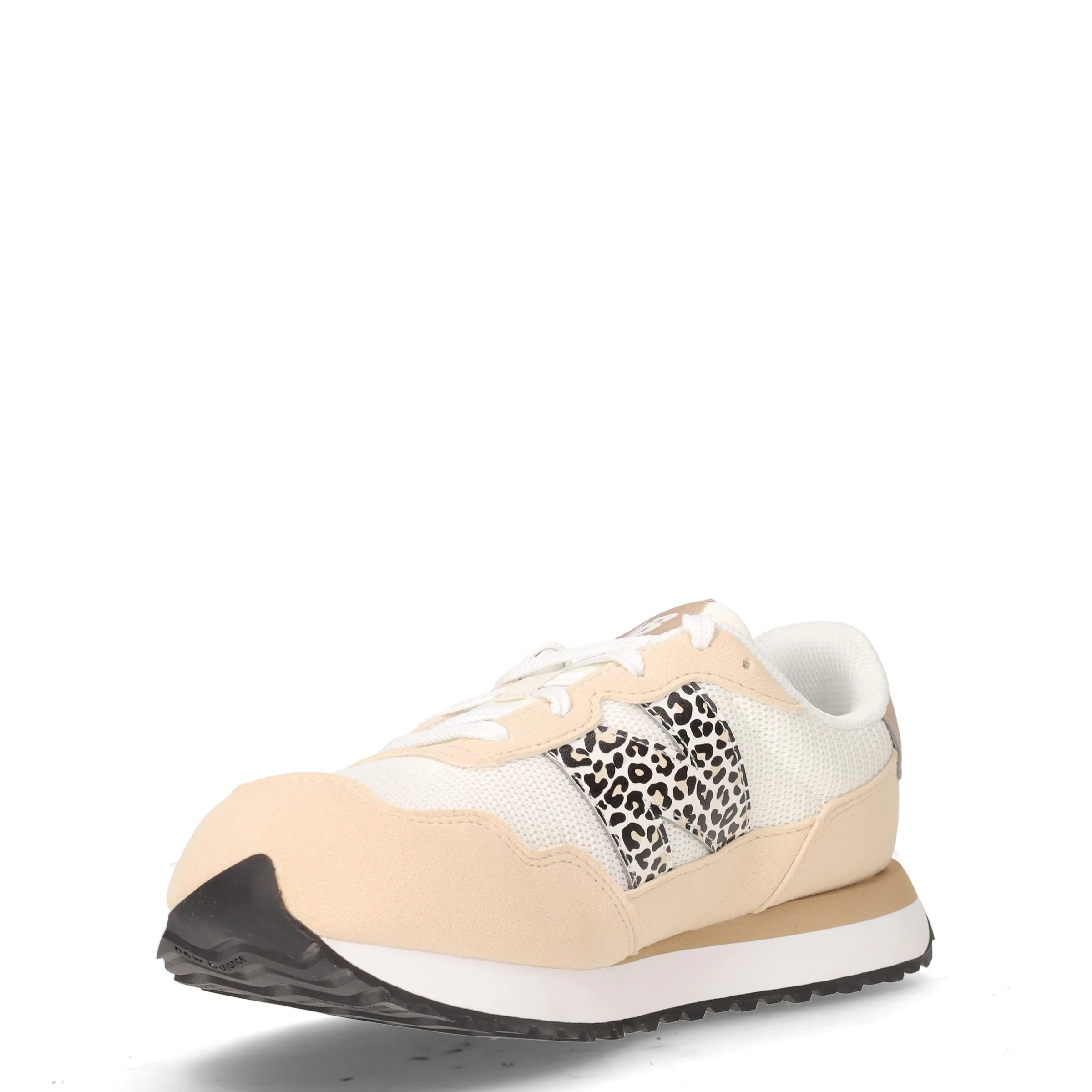 237 sneaker ragazza in ecopelle e tessuto sale sabbia - Image 3