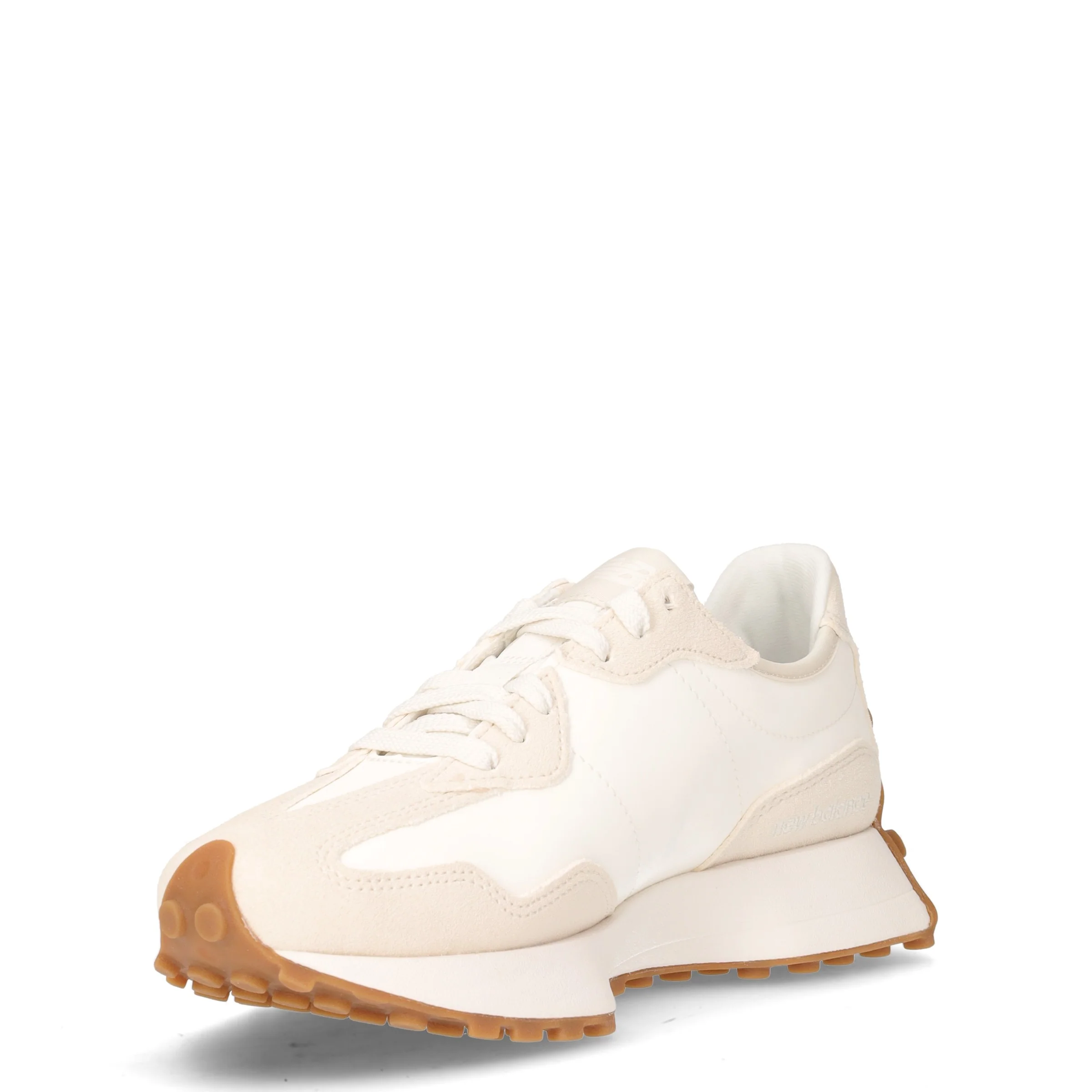 327 sneaker in pelle ed ecopelle bianco naturale - Image 3