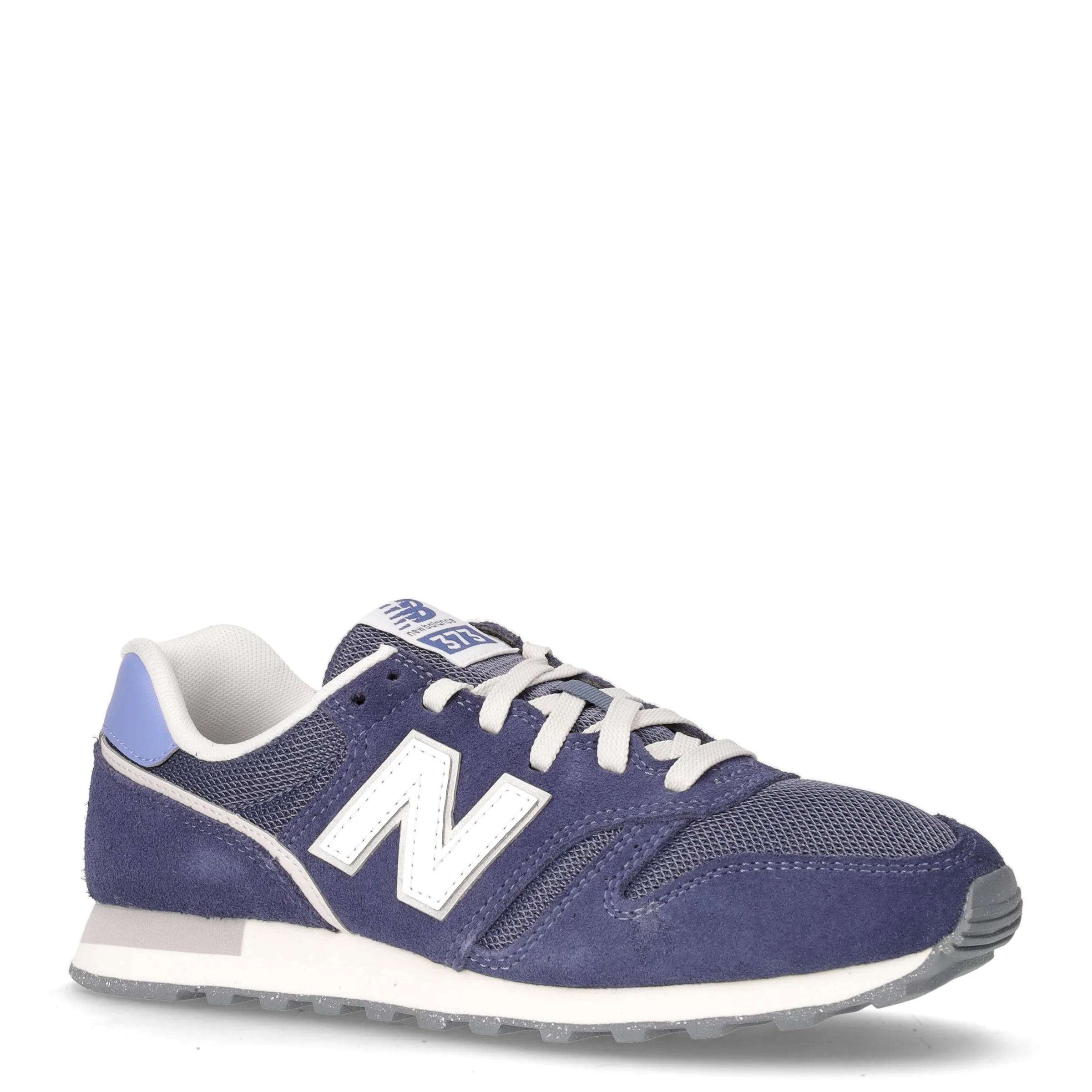 373 sneaker in pelle e tessuto navy blu - Image 2