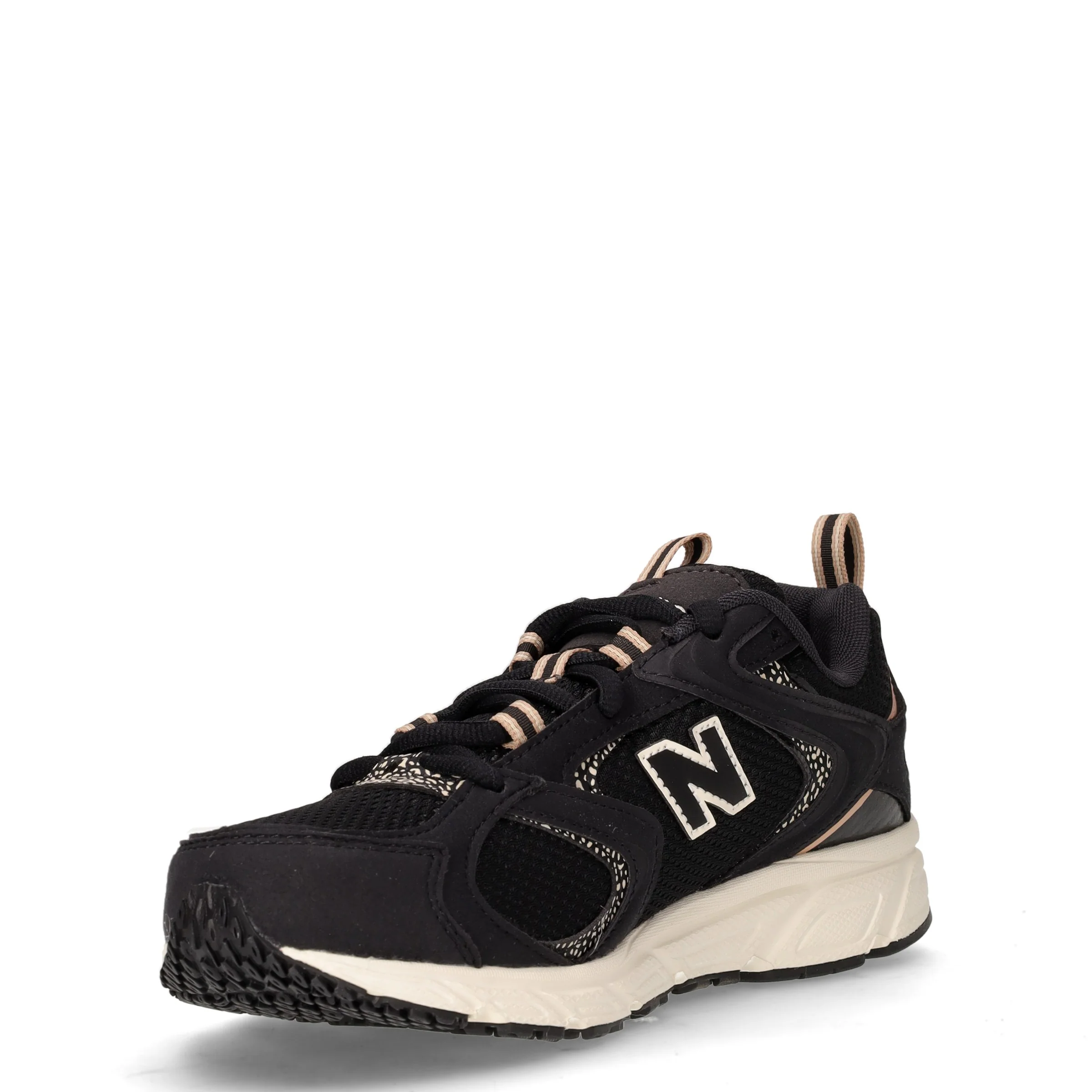 408 sneaker in ecopelle e tessuto nero - Image 3