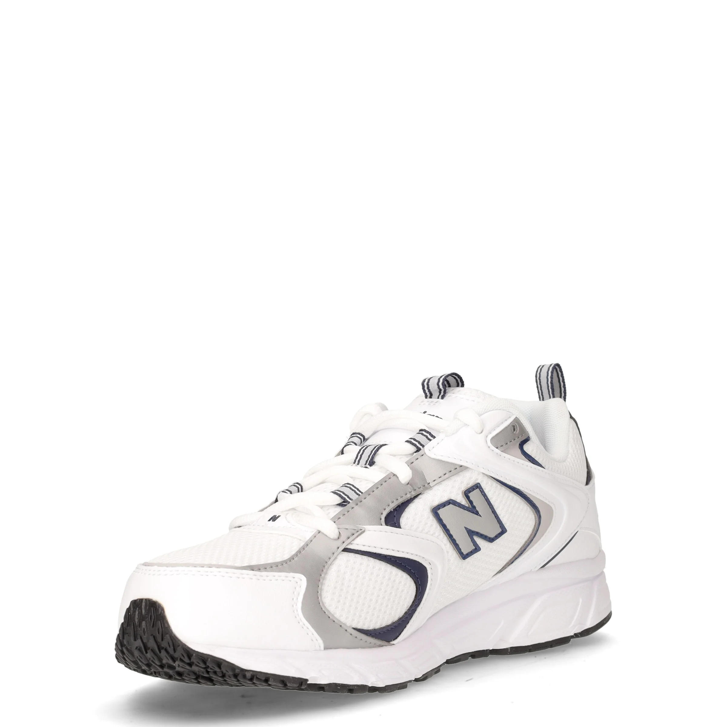 408 sneaker in tessuto ed ecopelle bianco grigio - Image 3