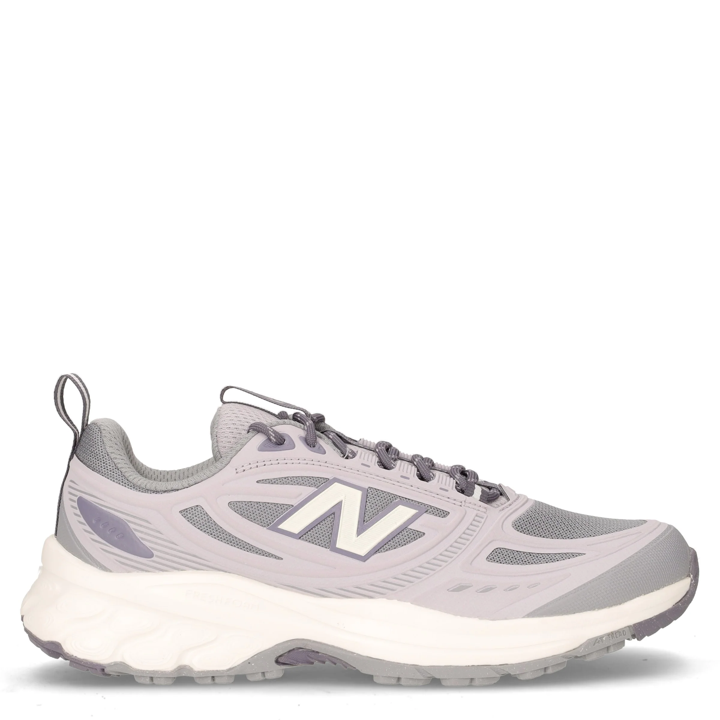 410 scarpa da trail running in ecopelle e tessuto grigio