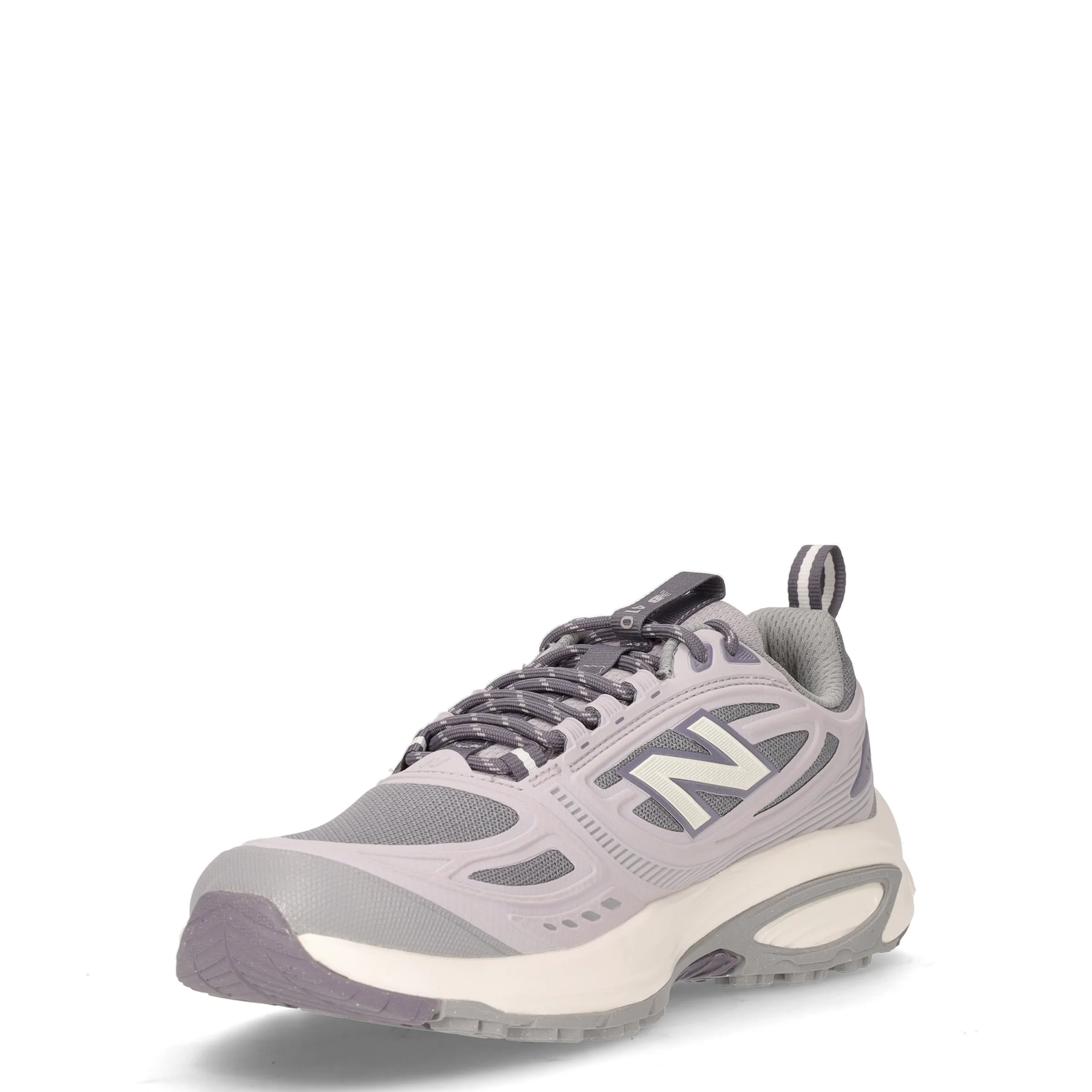 410 scarpa da trail running in ecopelle e tessuto grigio - Image 3