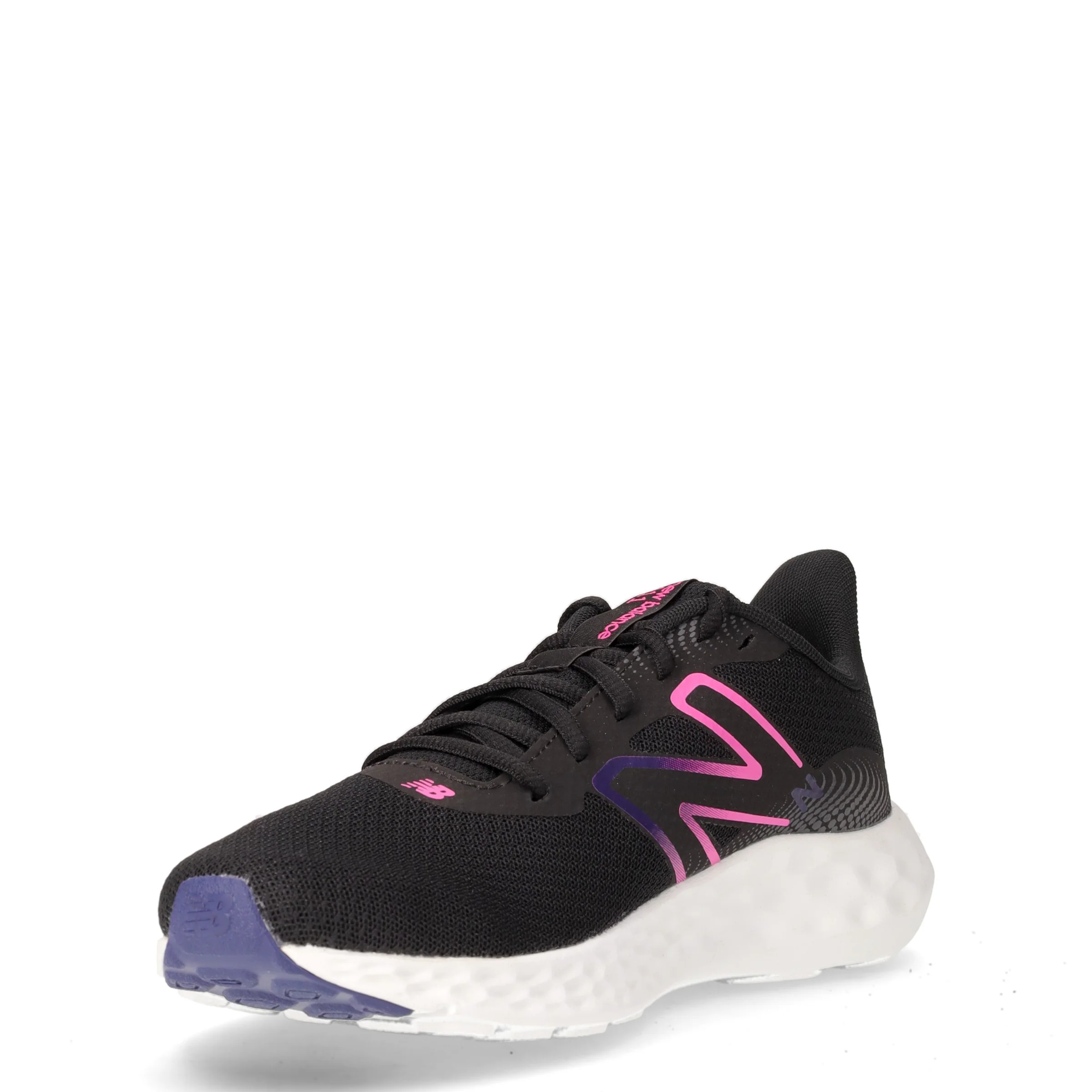 411 v3 scarpa da running in mesh nero fuxia - Image 3