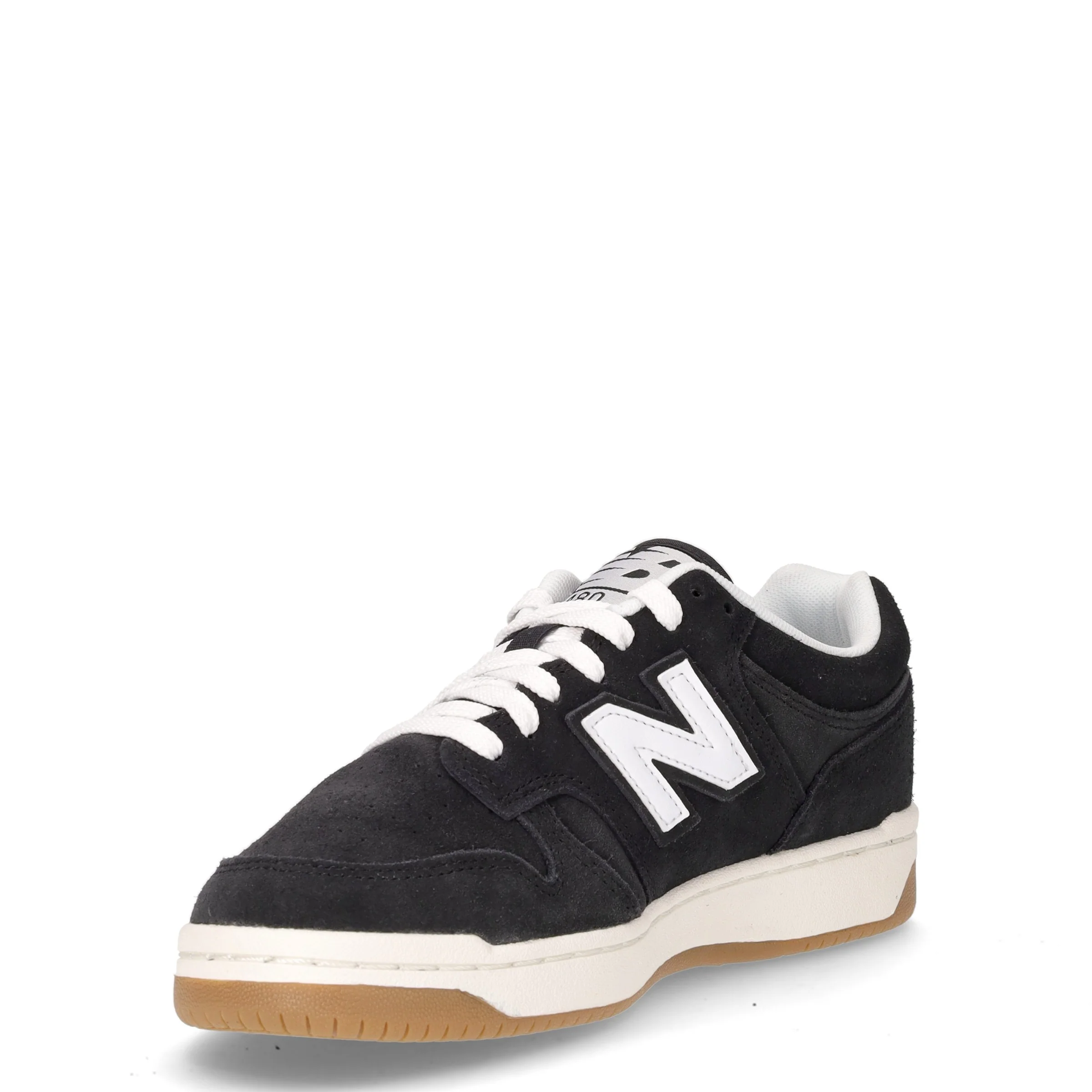480 sneaker ragazzo in pelle nero - Image 3