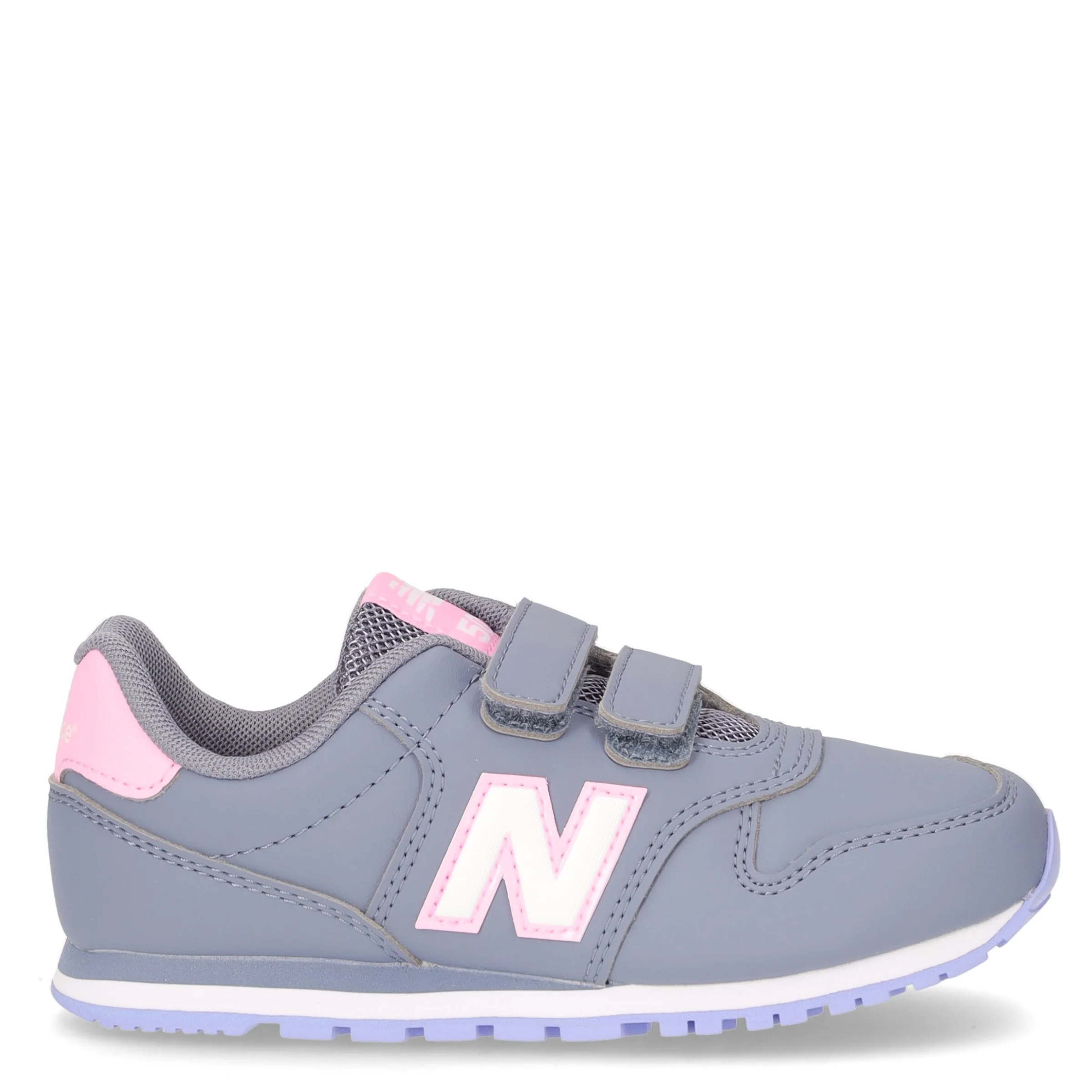 500 sneaker bambina in ecopelle grigio artico