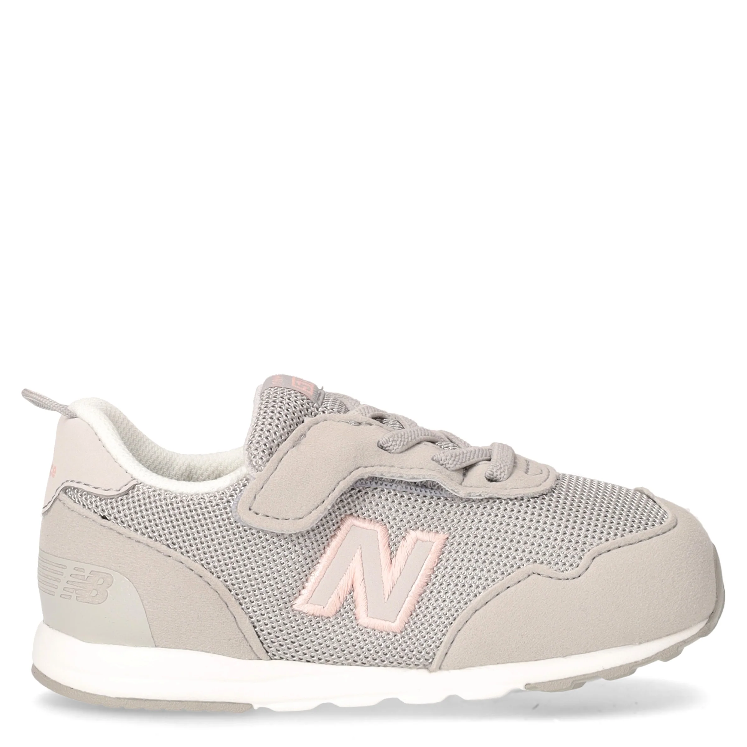 515 sneaker bambina in tessuto ed ecopelle grigio pioggia