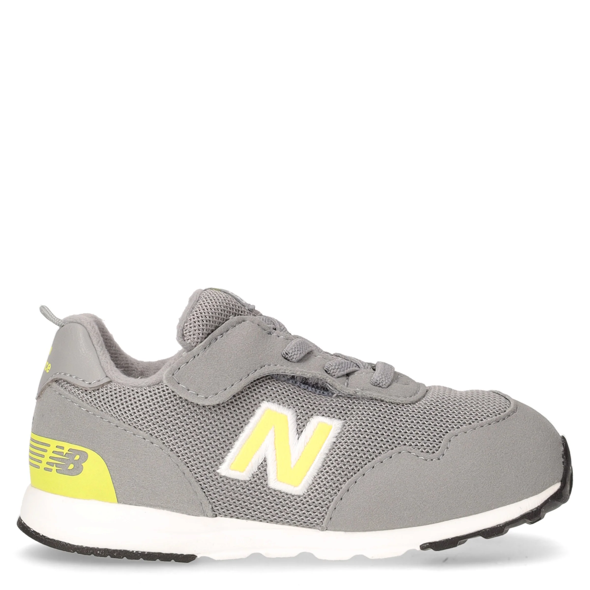 515 sneaker bambino in tessuto ed ecopelle grigio