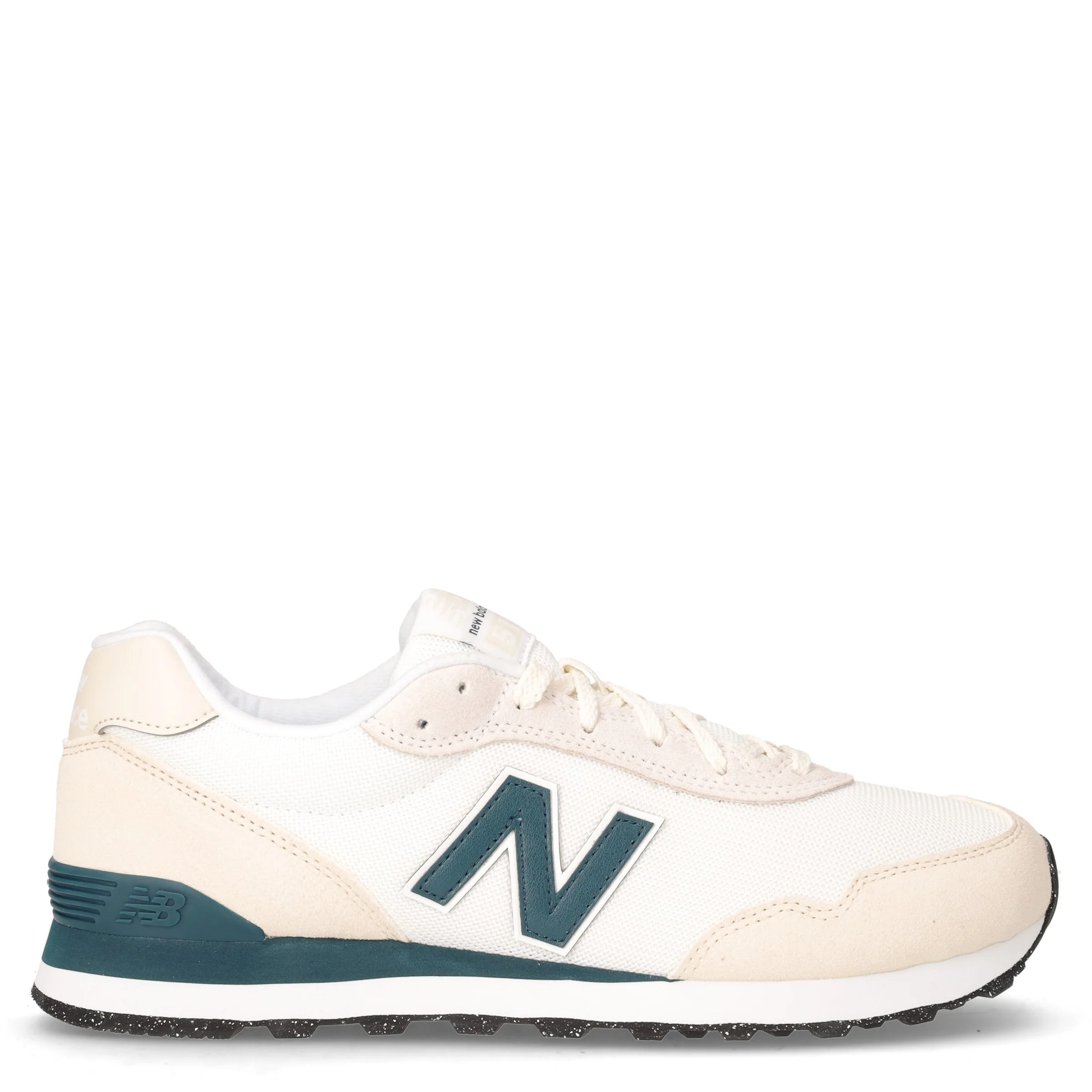 515 sneaker in pelle e tessuto sale verde