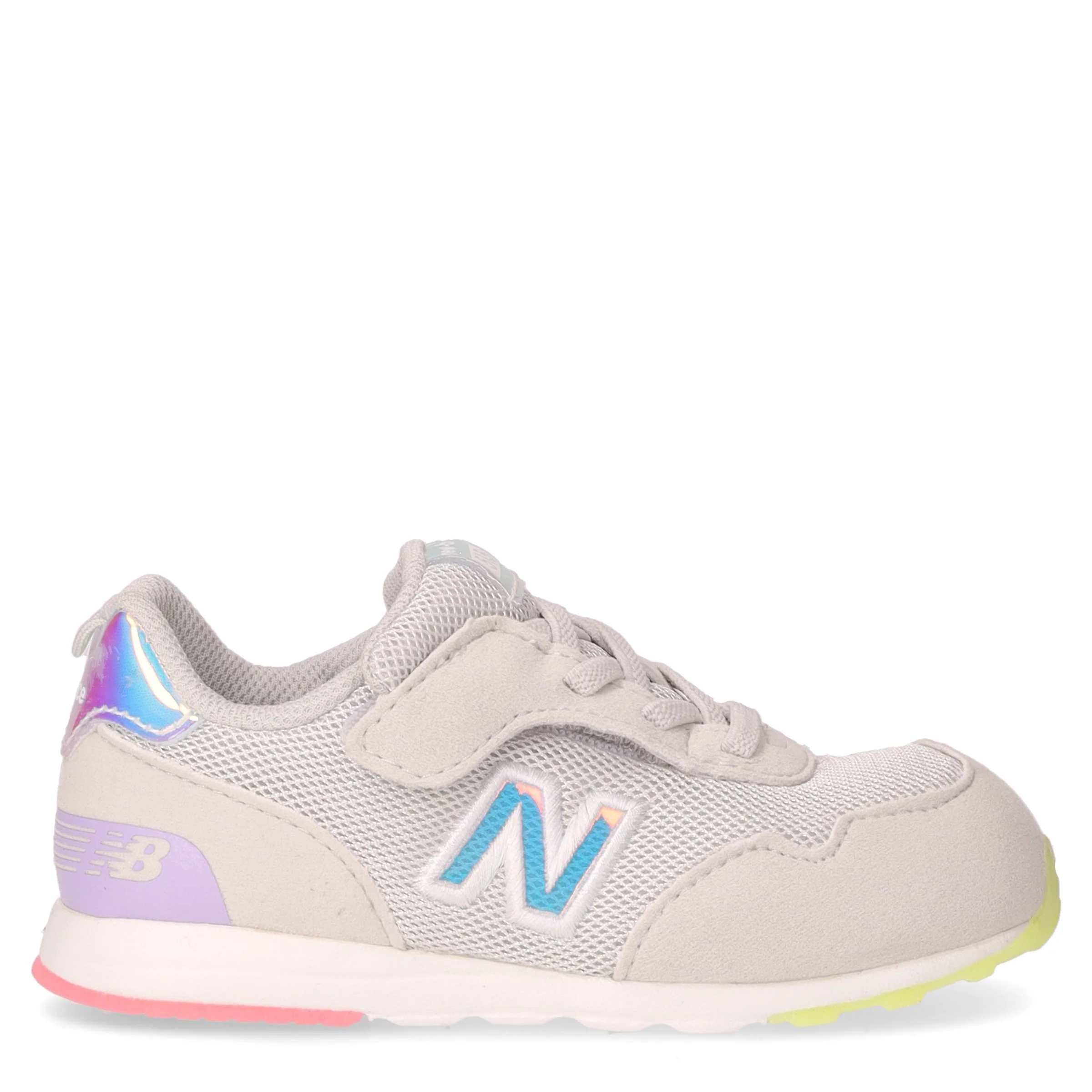 515 sneaker in tessuto bambina grigio lilla