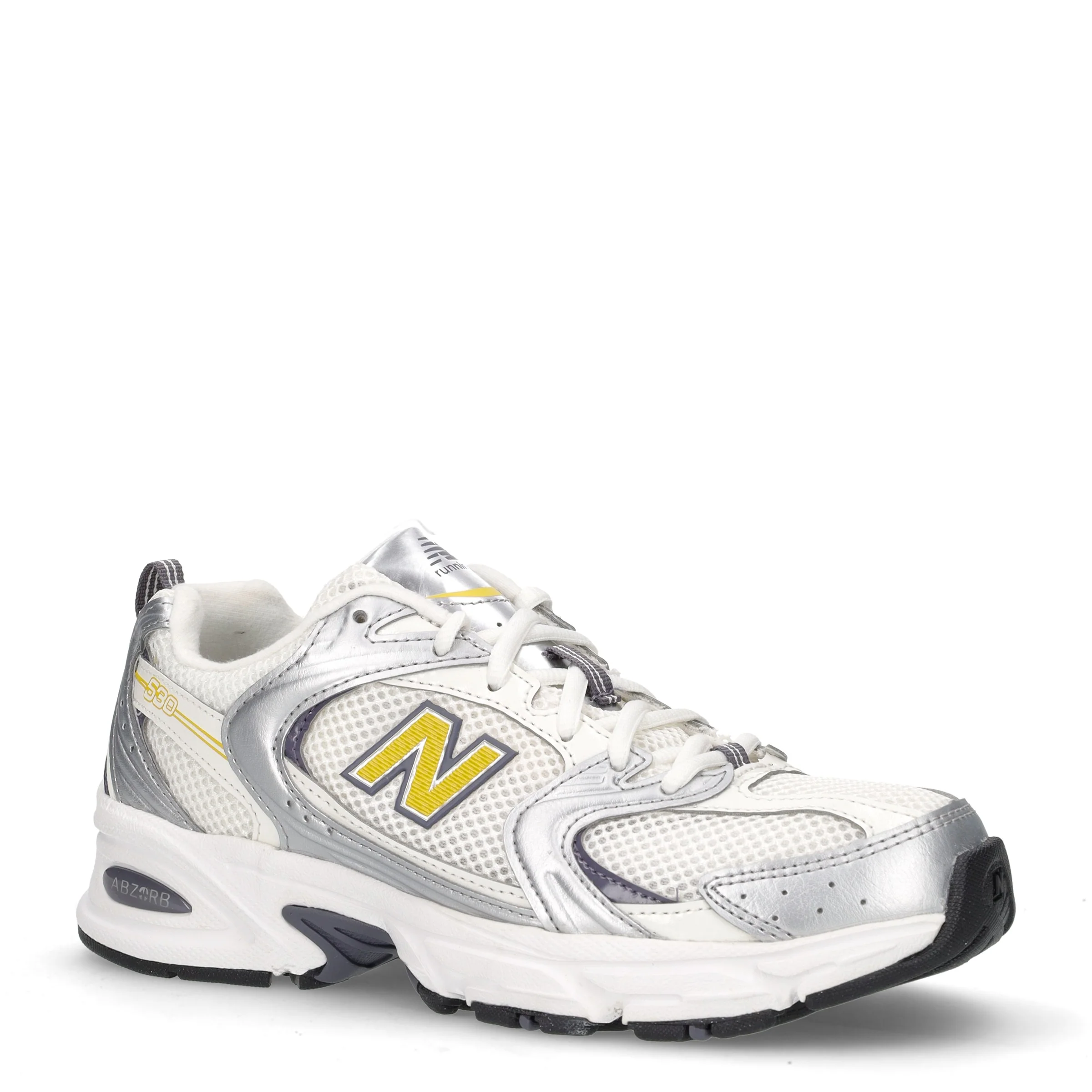 530 sneaker in ecopelle e tessuto argento - Image 2