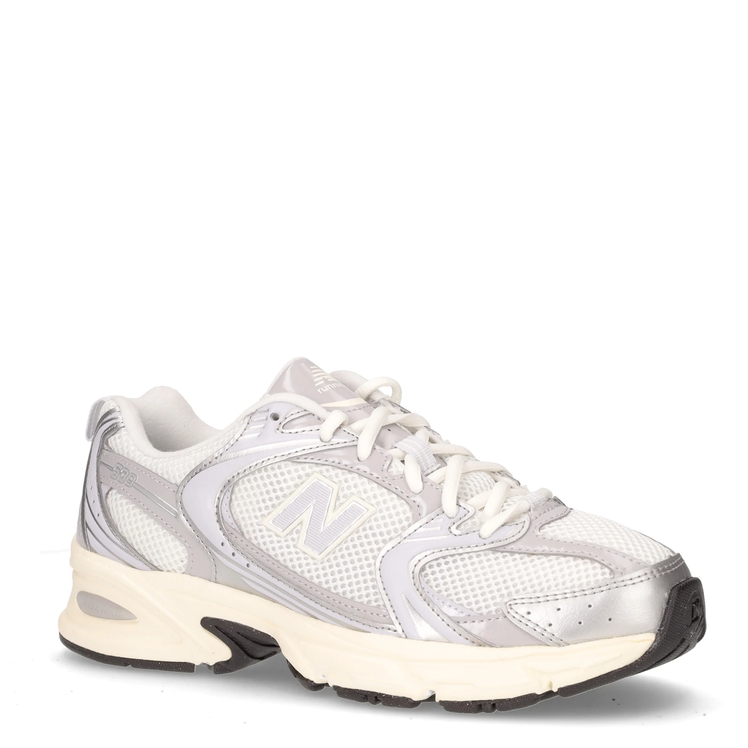 530 sneaker in ecopelle e tessuto argento metallizzato - Image 2