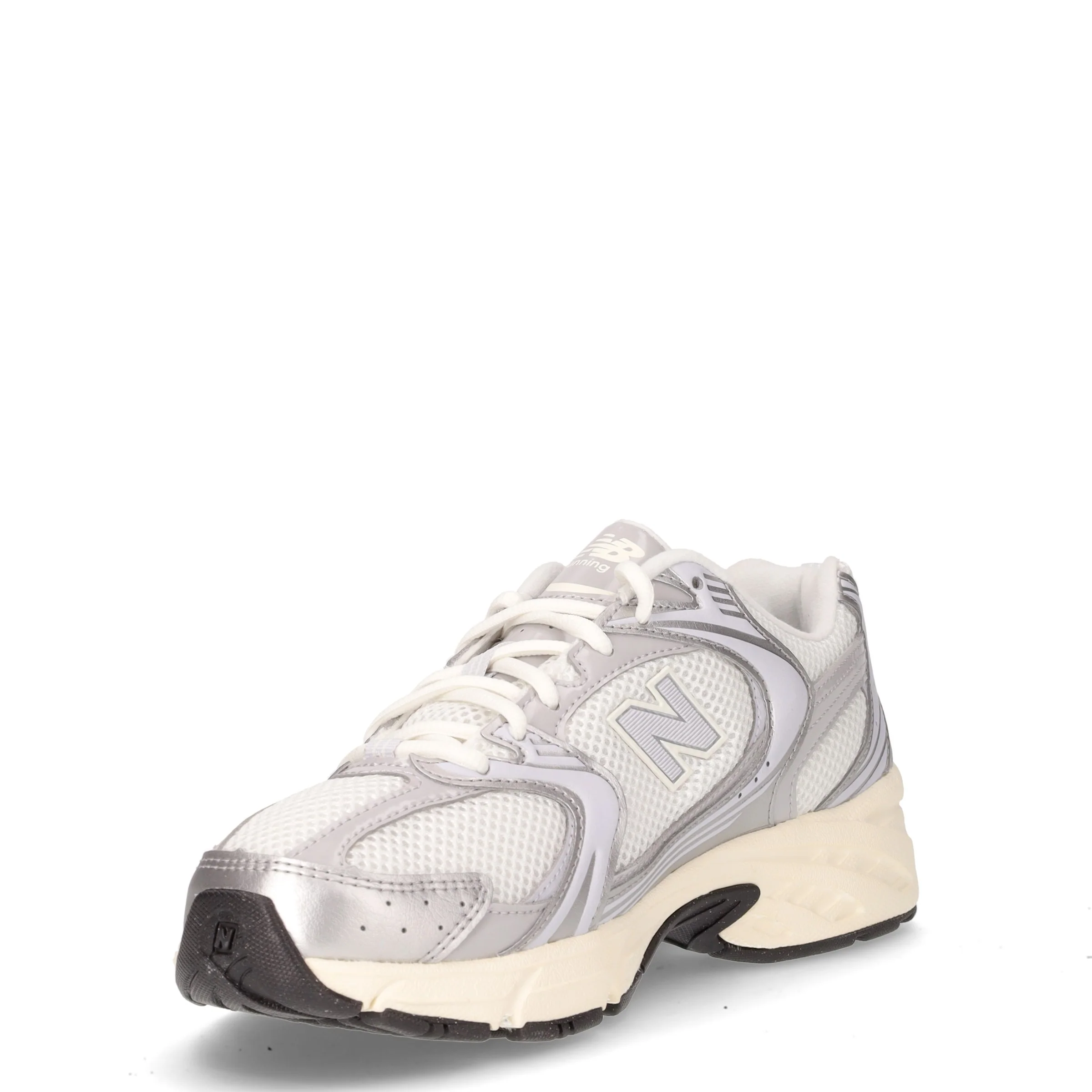 530 sneaker in ecopelle e tessuto argento metallizzato - Image 3