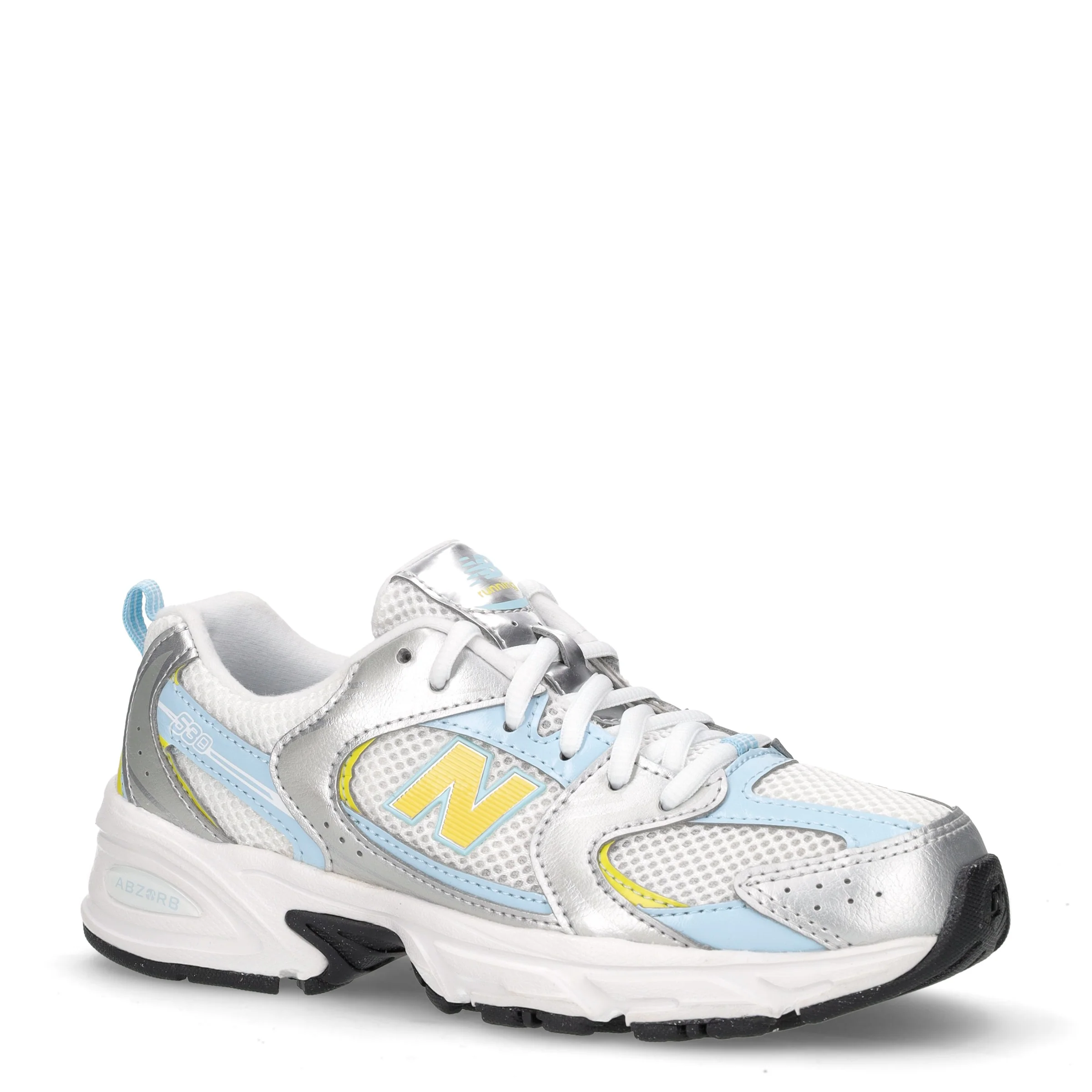 530 sneaker in ecopelle e tessuto ragazza argento - Image 2