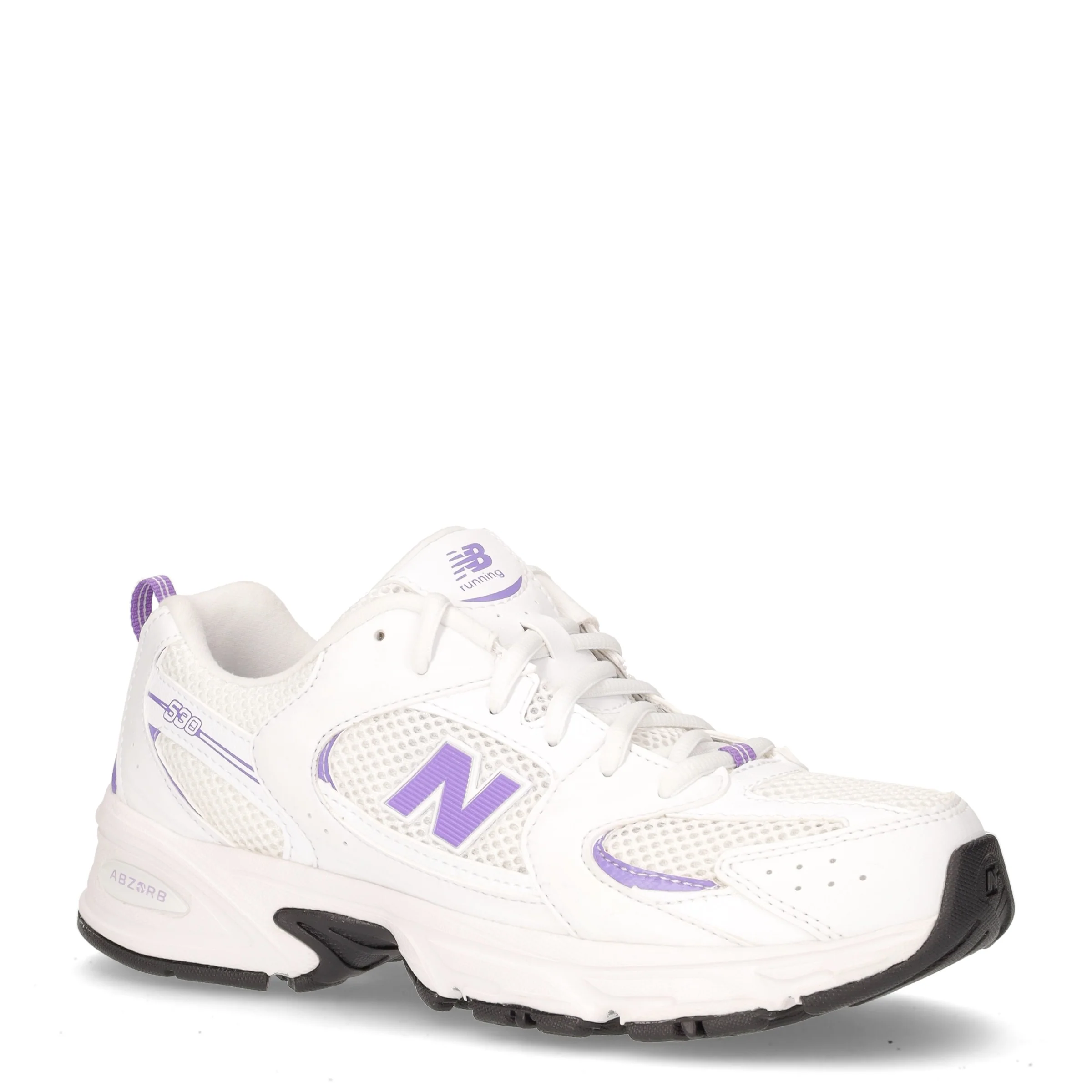 530 sneaker ragazza in pelle e tessuto bianco - Image 2