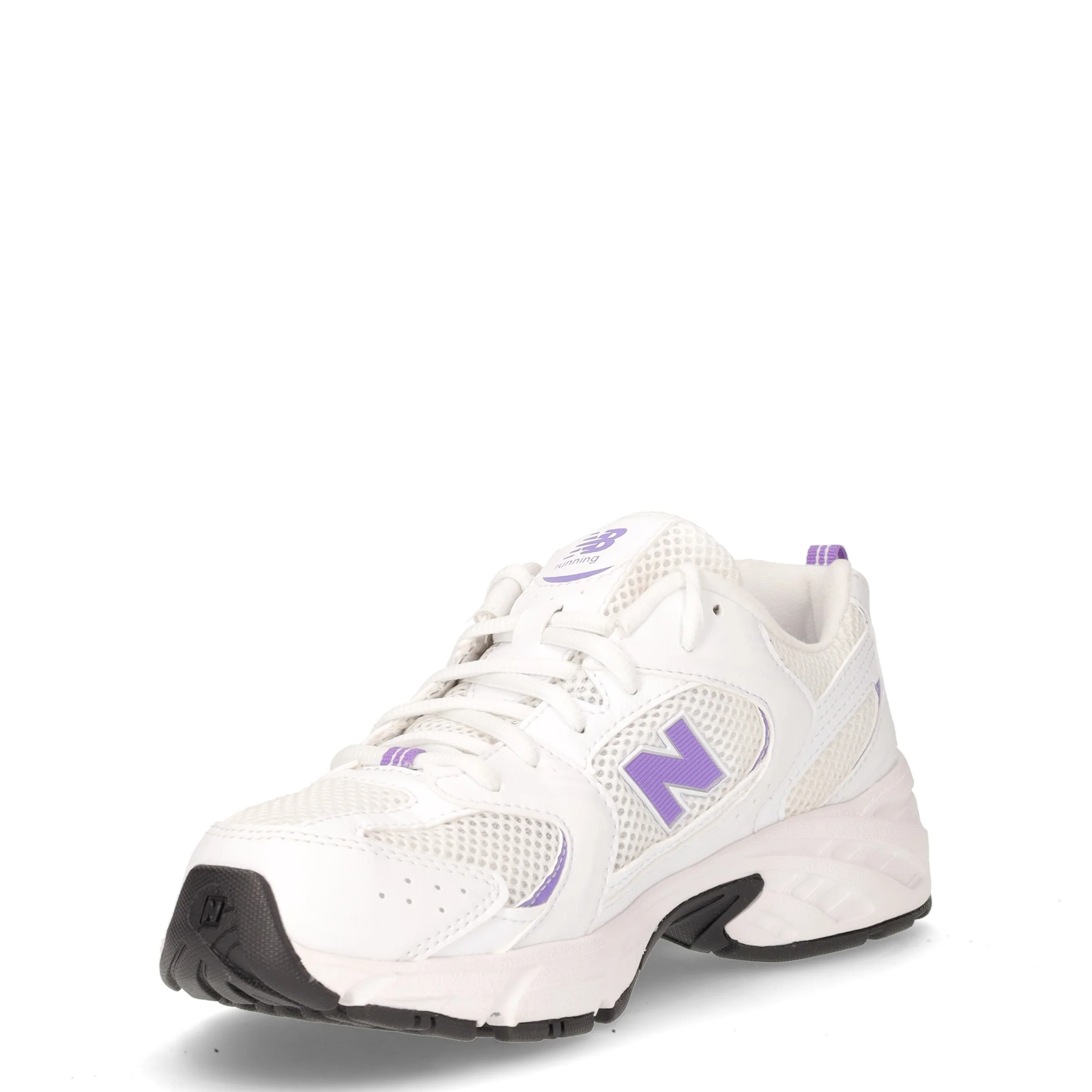 530 sneaker ragazza in pelle e tessuto bianco - Image 3