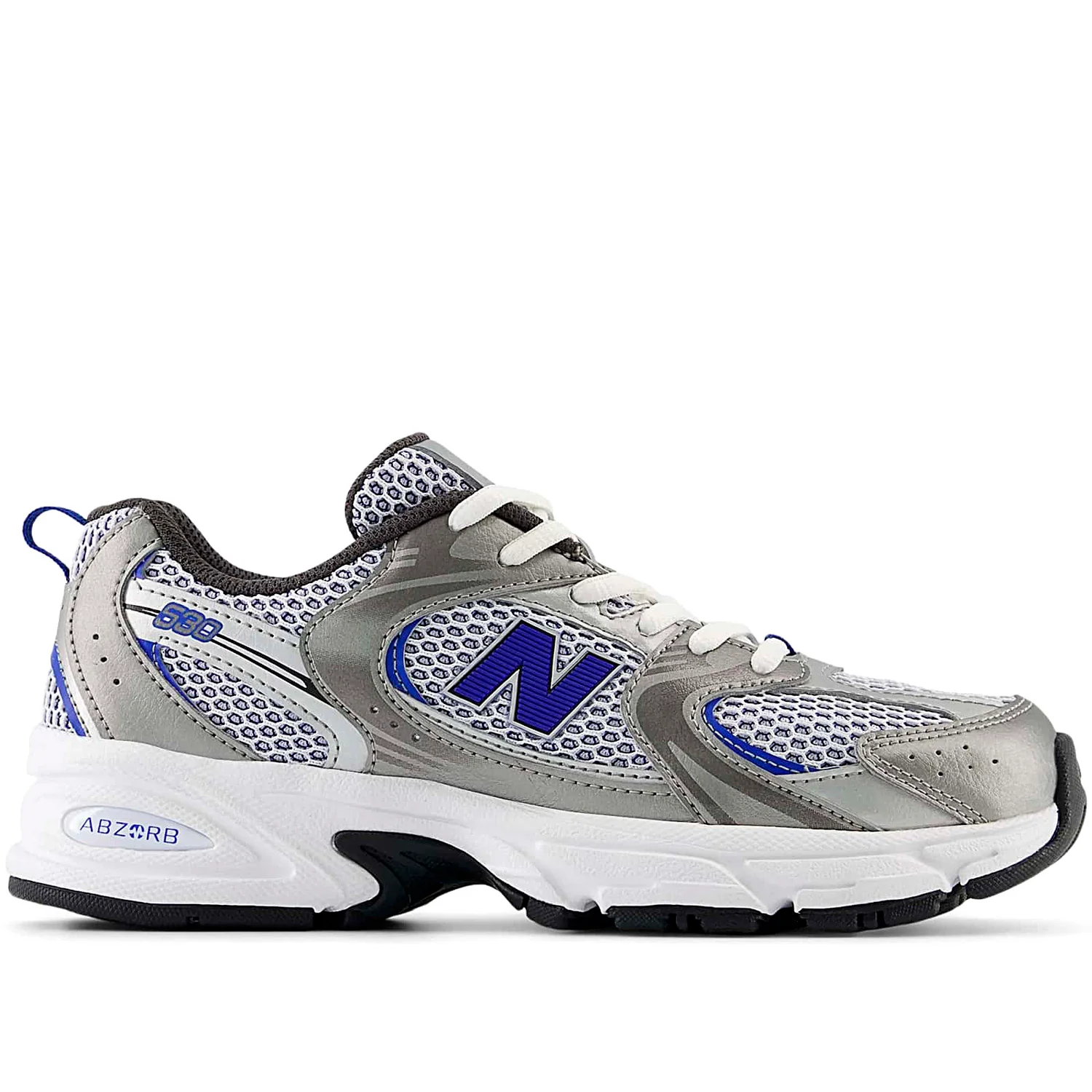 530 sneaker ragazzo dark silver metallic