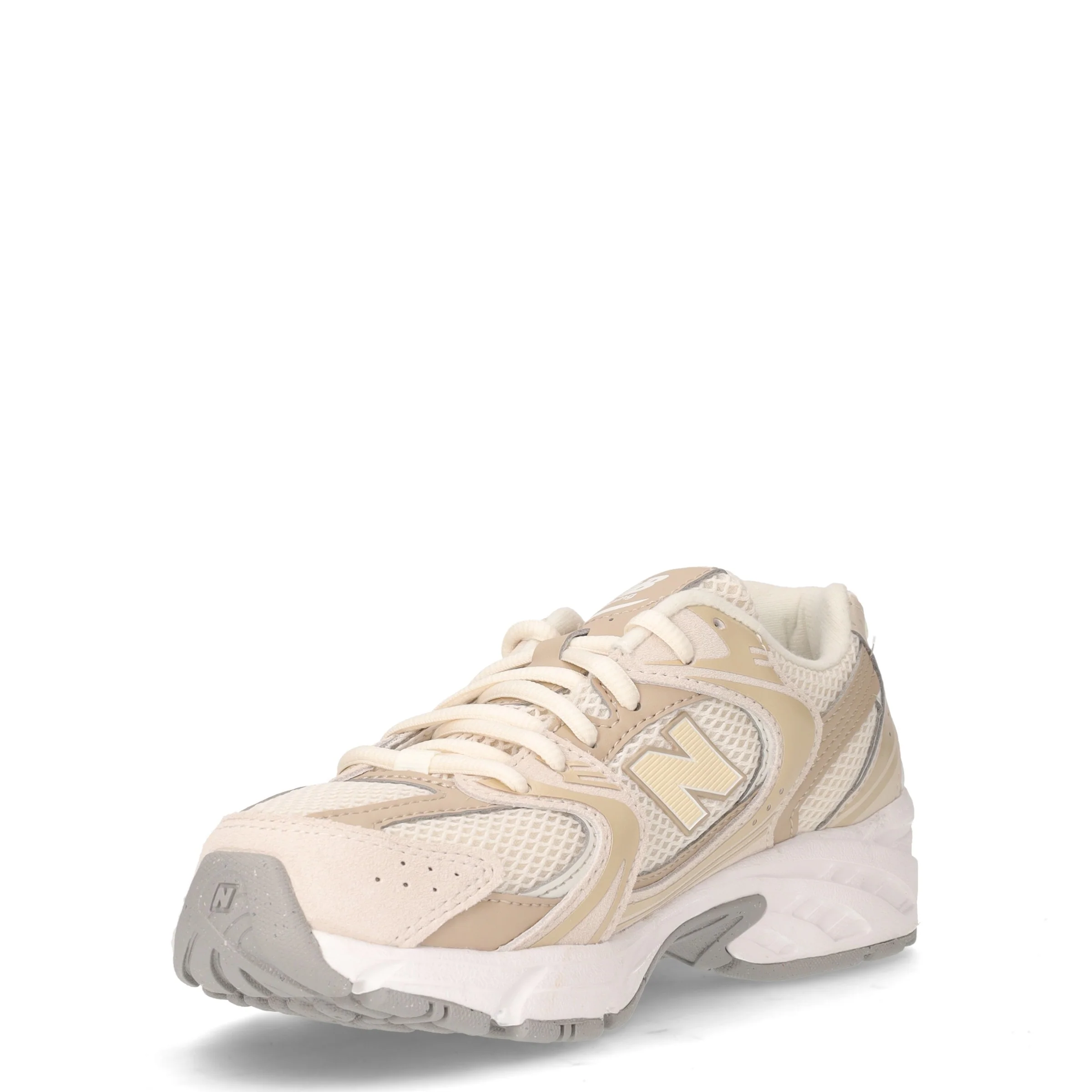 530 sneaker ragazzo in ecopelle e tessuto lino pietra - Image 3