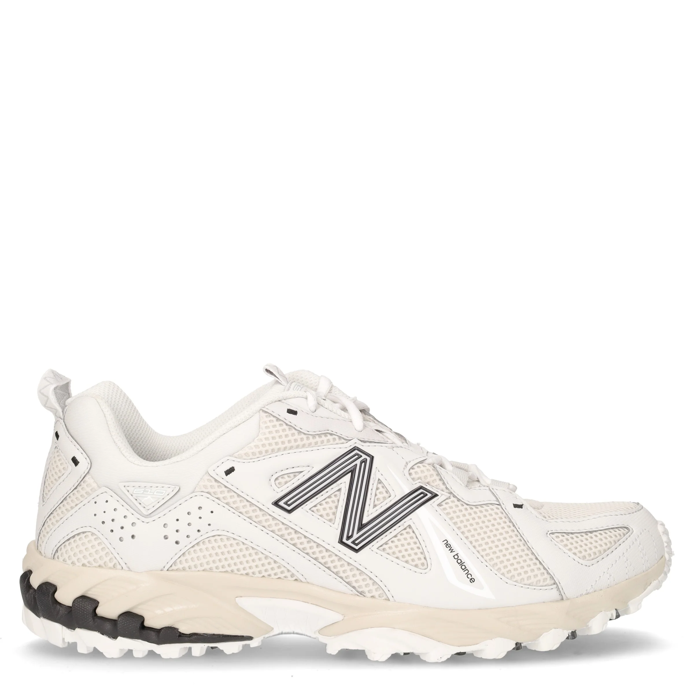 610 sneaker in ecopelle e tessuto grigio chiaro
