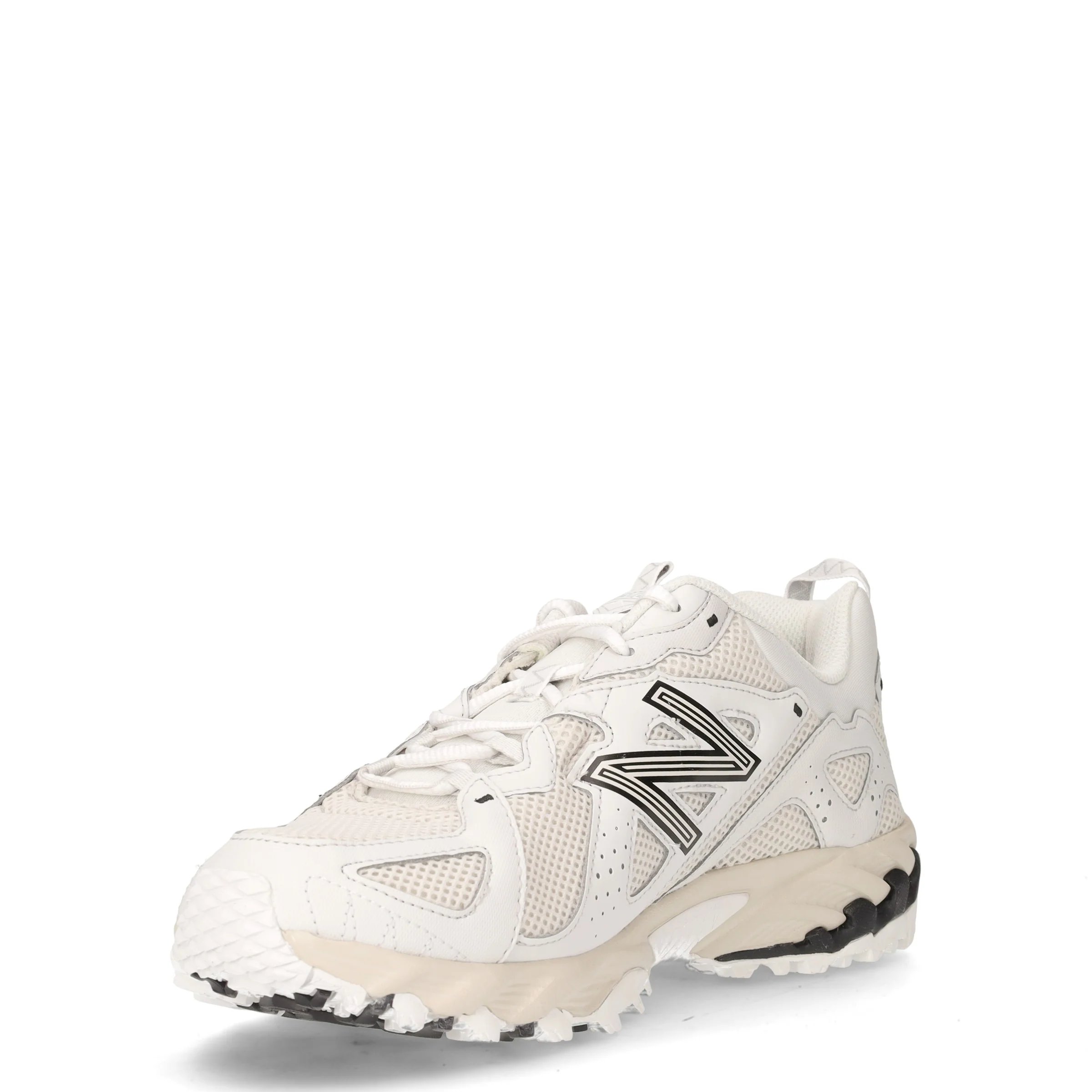 610 sneaker in ecopelle e tessuto grigio chiaro - Image 3