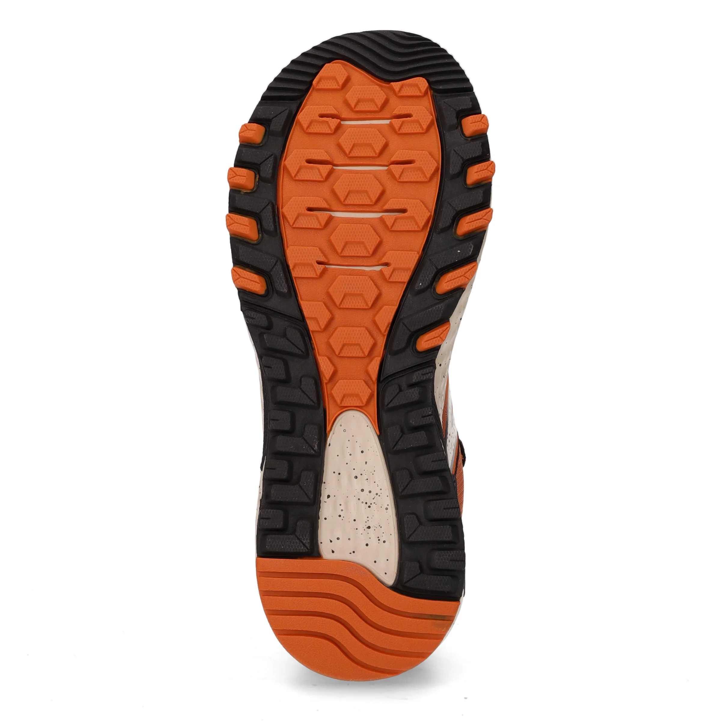 T 410 scarpa da running in mesh ed ecopelle arancione - Image 4