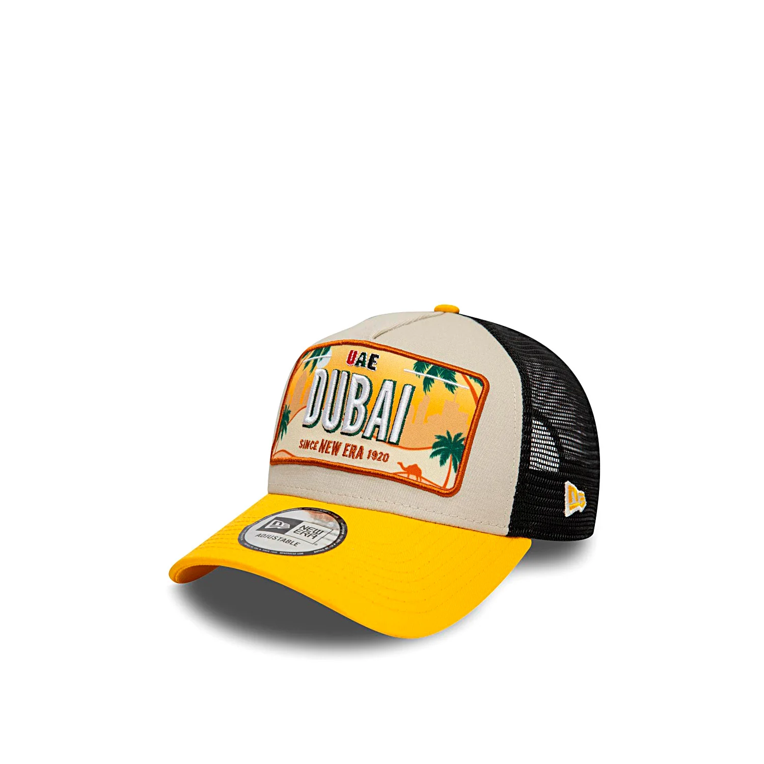 LICENCE PLATE TRUCKER stone grey