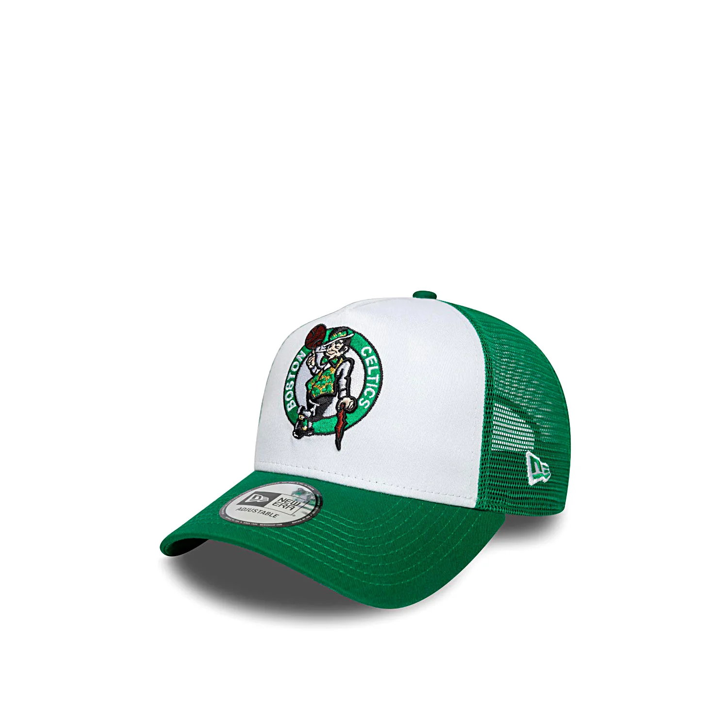 NBA SIDE PATCH TRUCKER Boston Celtics white green