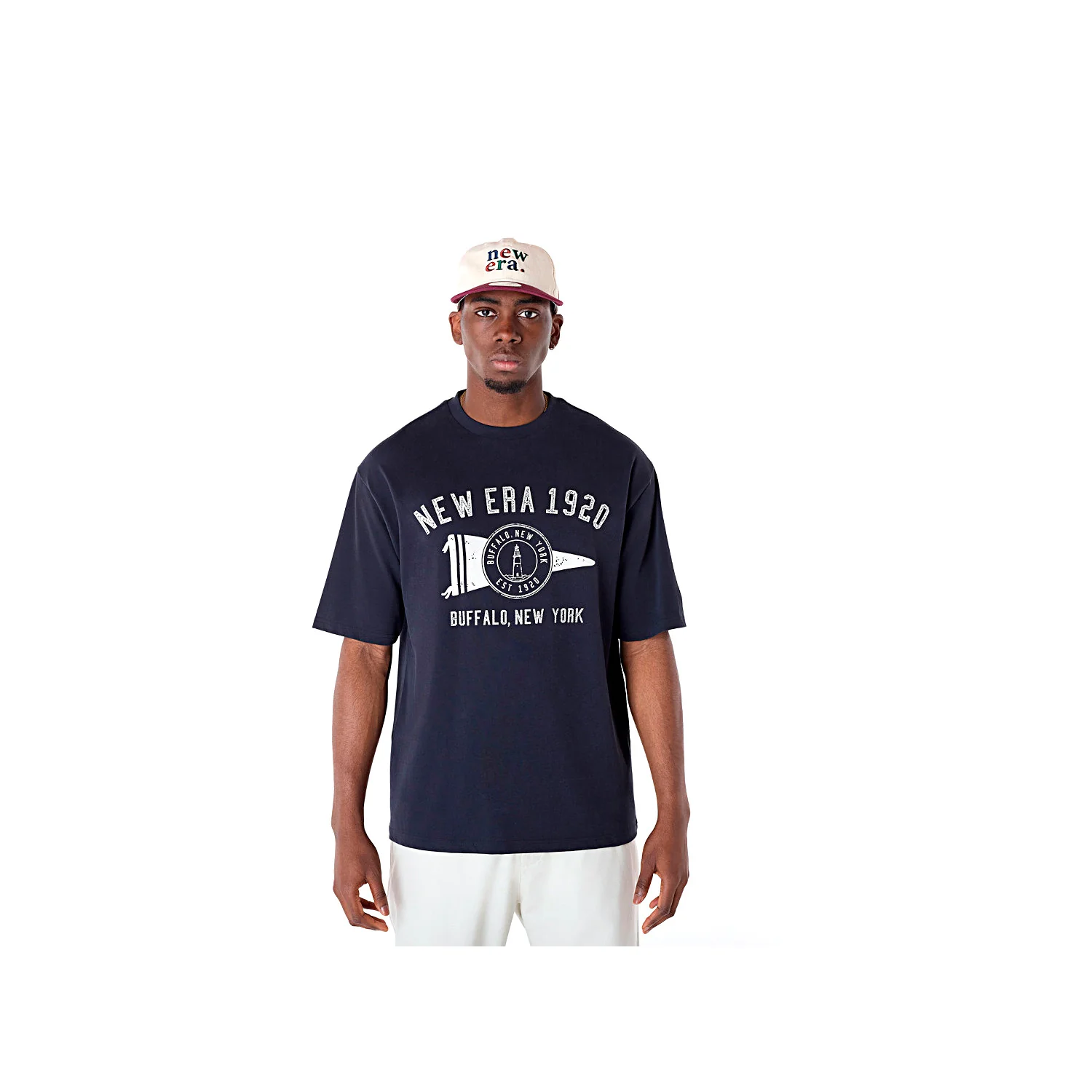 NE GRAPHIC OS TEE New Era navy