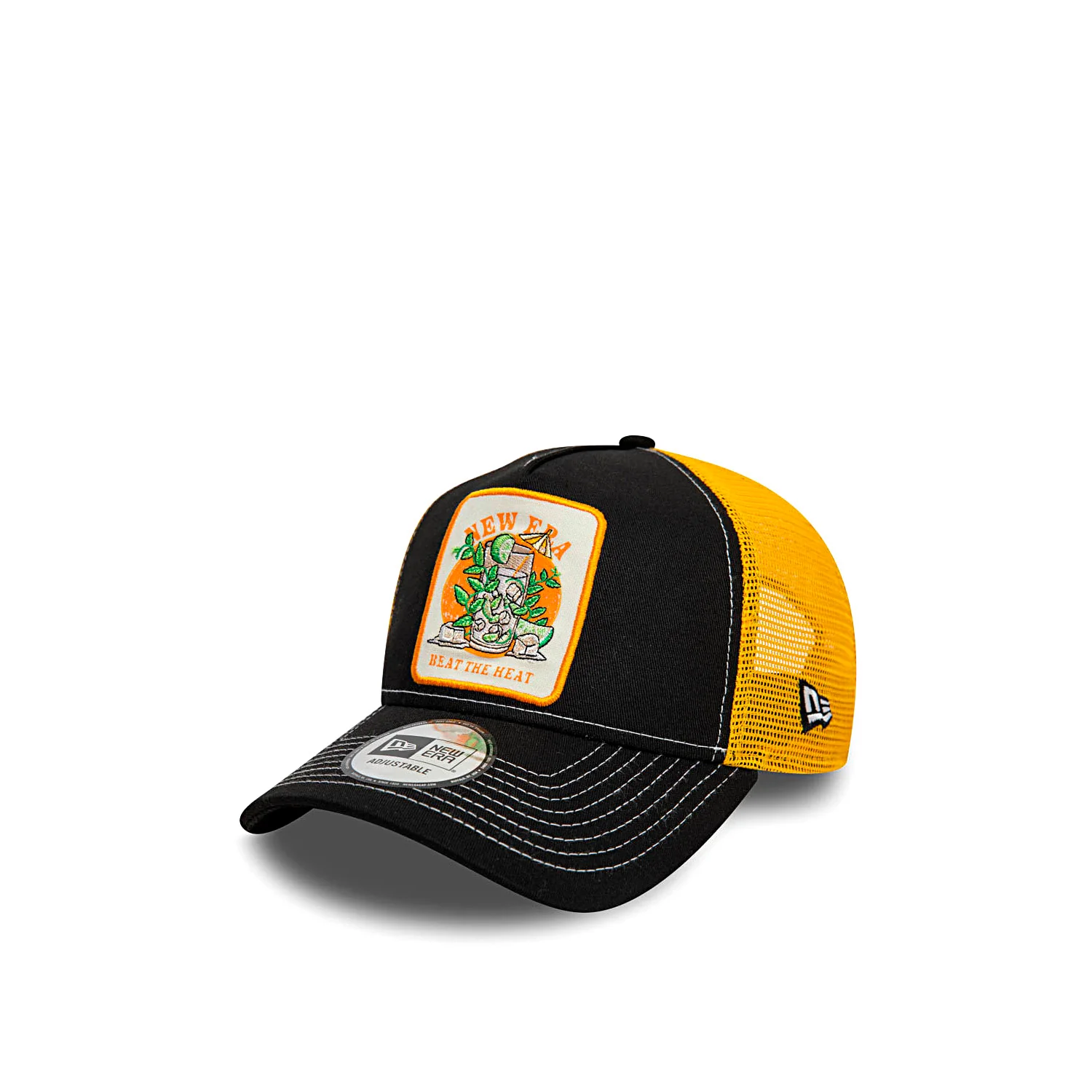 SUMMER PATCH TRUCKER black