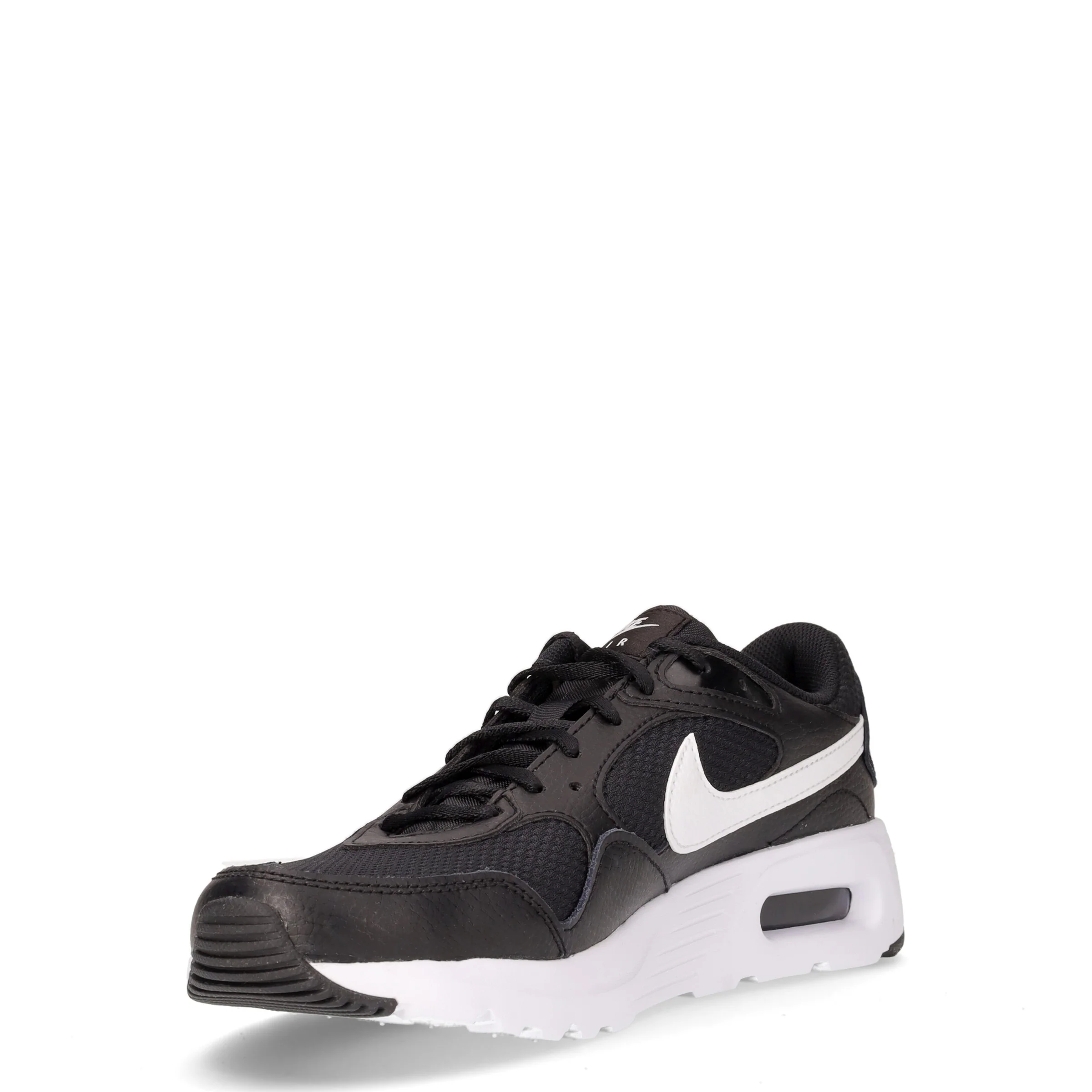 Air Max sneaker in ecopelle e tessuto nero bianco - Image 3